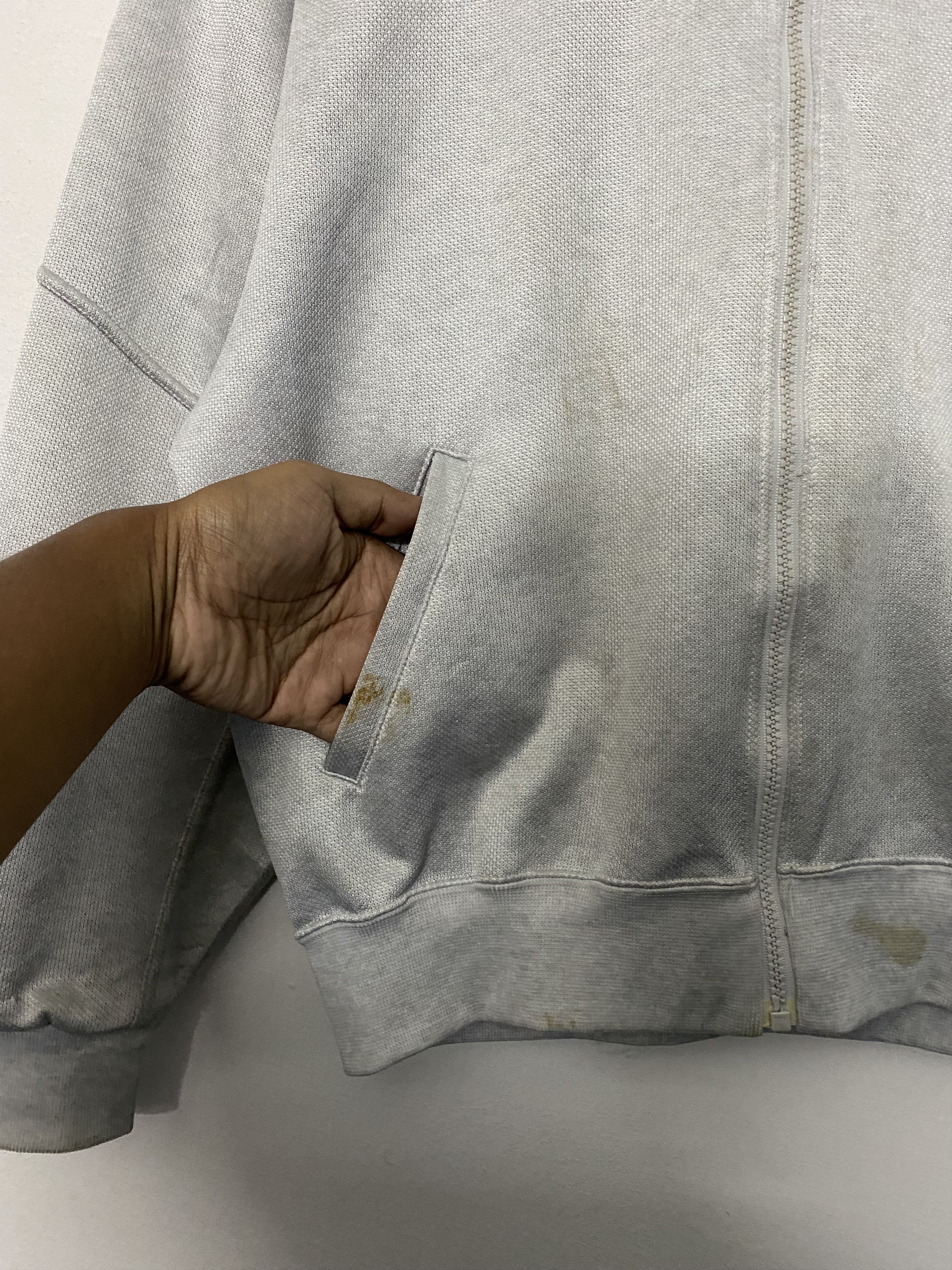 Wilson Vtg 90s Wilson Track Jacket Full Zip Gray Boxy Fit Size US S / EU 44-46 / 1 - 5 Thumbnail
