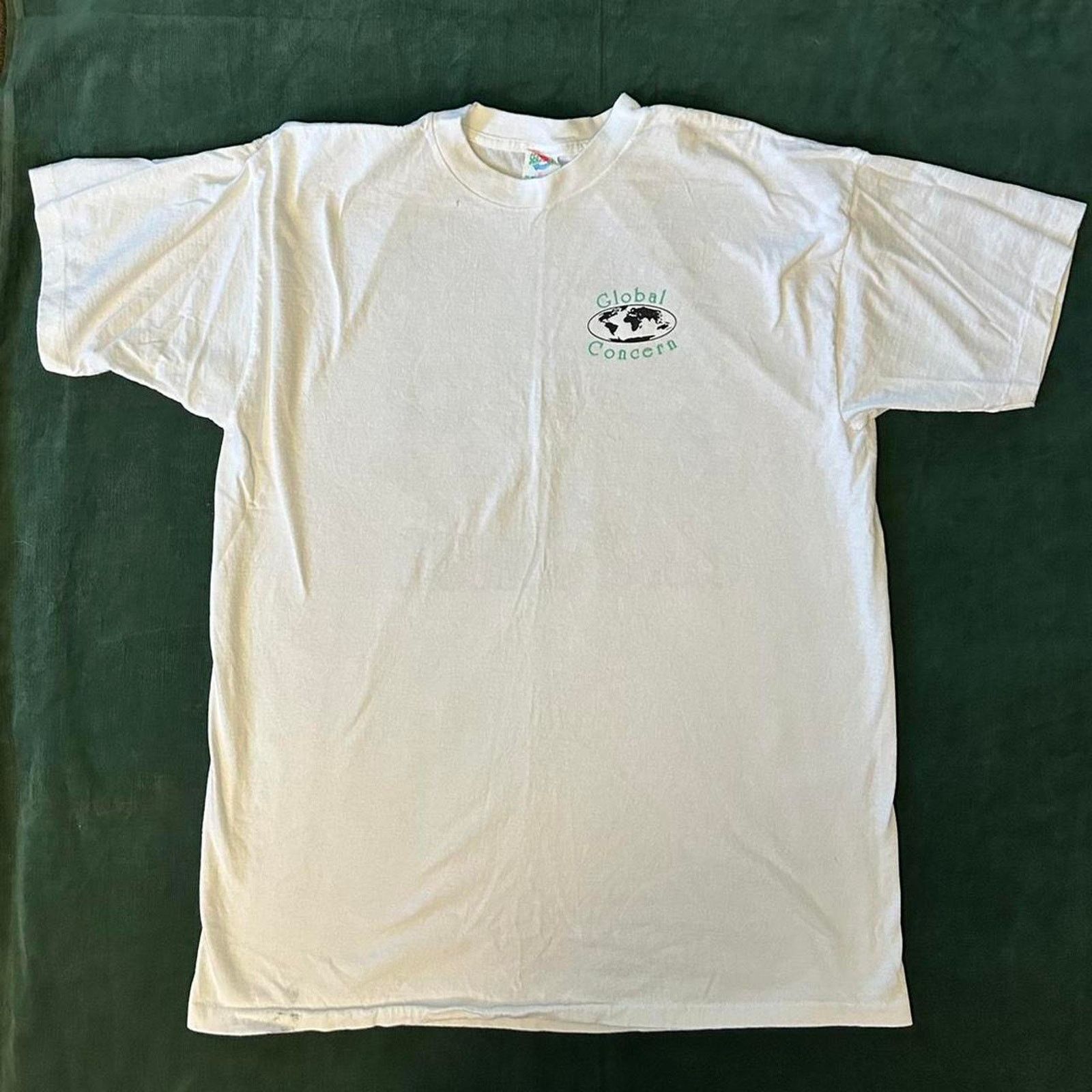 Other Vintage global concern t shirt Size US XL / EU 56 / 4 - 1 Thumbnail