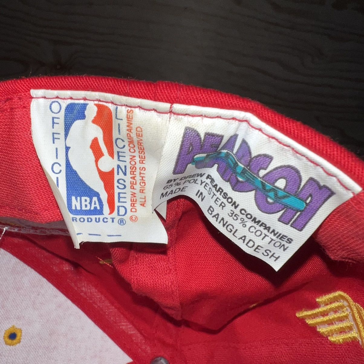 NBA VINTAGE 90s NBA HOUSTON ROCKETS THE GAME SCRIPT SNAPBACK Size ONE SIZE - 7 Thumbnail
