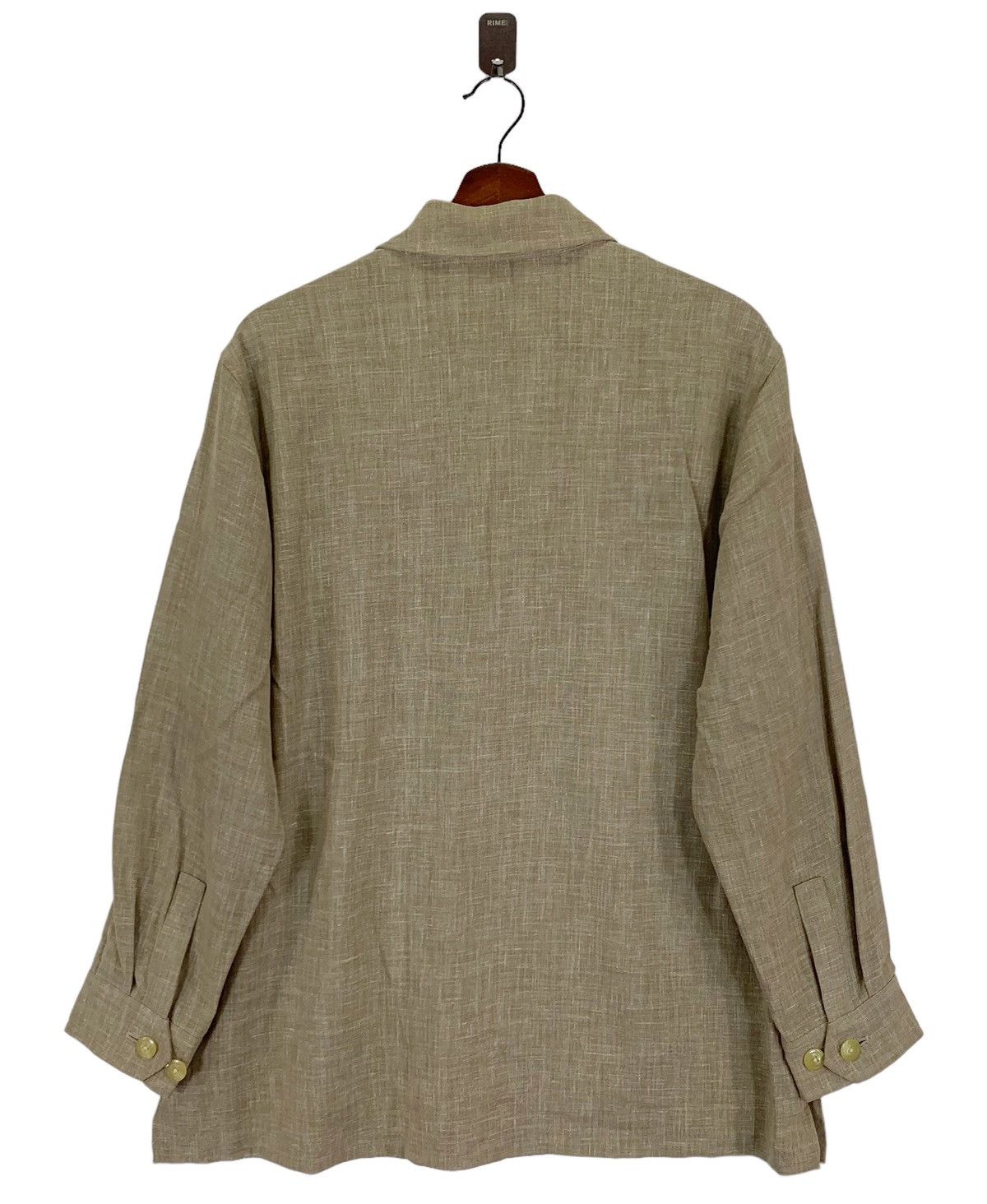 Burberry VINTAGE BURBERRY OF LONDON COTTON LINEN BUTTON SHIRT Size US M / EU 48-50 / 2 - 10 Thumbnail