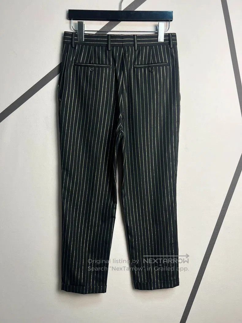 Saint Laurent Paris Saint Laurent Wool Pinstripe Cropped Trousers. Size US 28 / EU 44 - 2 Thumbnail