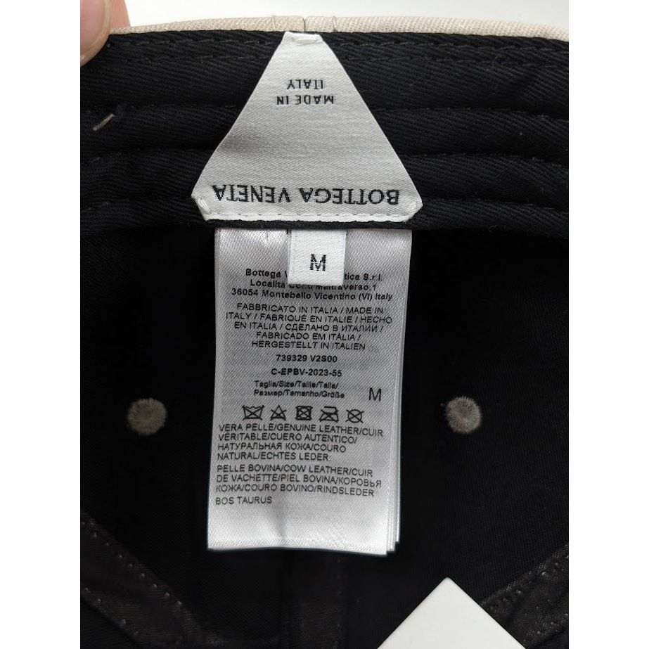 Bottega Veneta o1rshd1 Size: M / Chino Printed Nubuck Cap / Hat Light Beige Size ONE SIZE - 15 Thumbnail