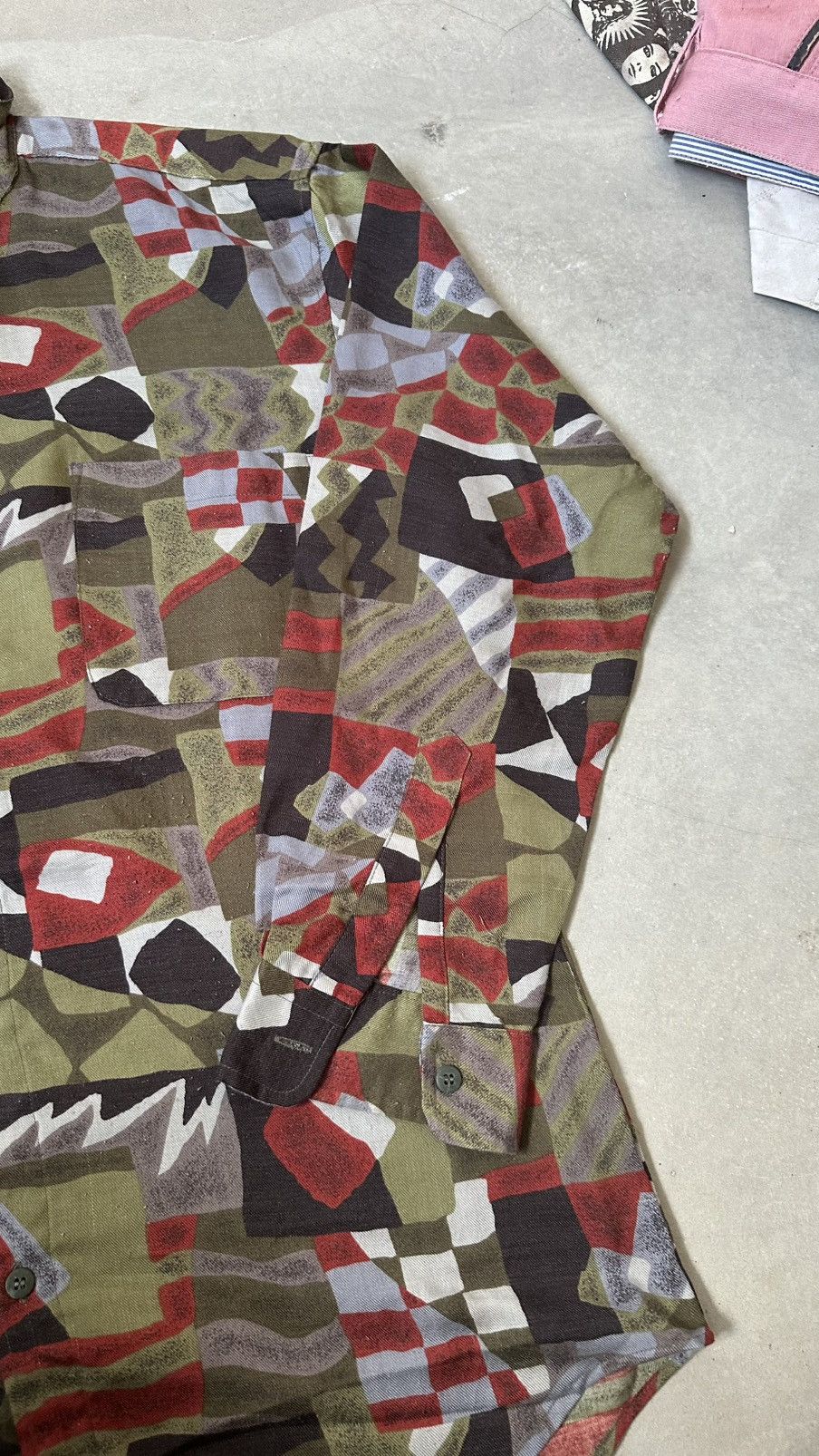 Vintage VINTAGE RAYON ART PRINT SHIRT Size US M / EU 48-50 / 2 - 4 Thumbnail
