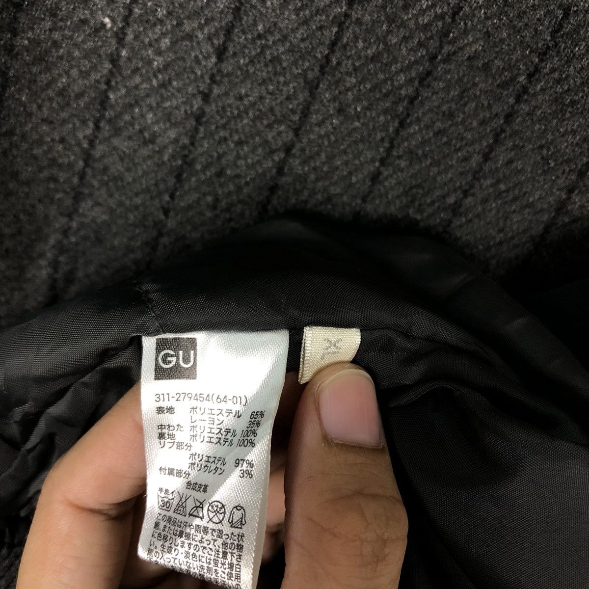 Japanese Brand 🔥Vintage Bomber Jacket Wool Striped GU Japan Issey Miyake Size US XL / EU 56 / 4 - 18 Thumbnail