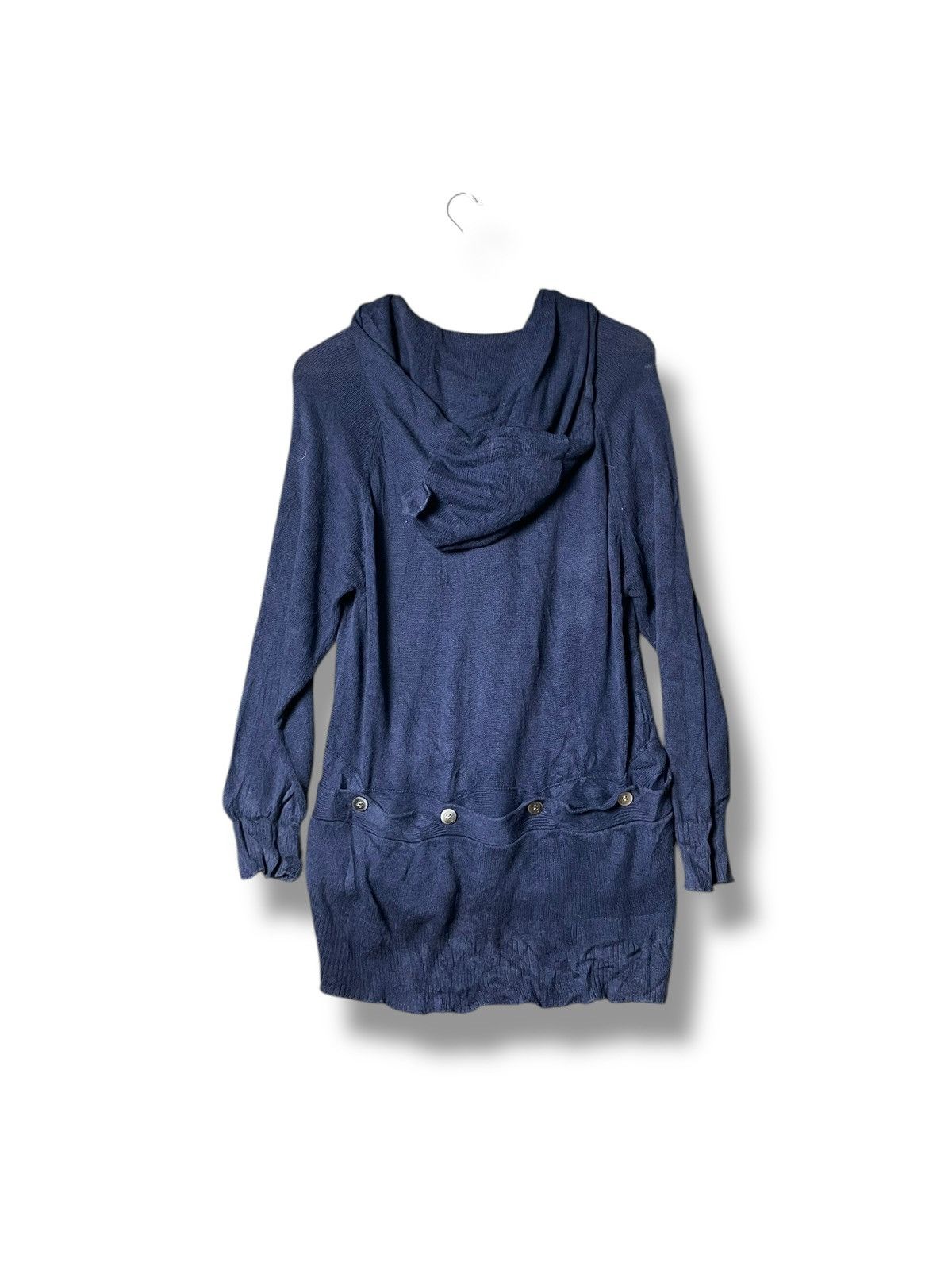 Issey Miyake Mercibeaucoup Vintage Buttoned Hoodie (43) Size US M / EU 48-50 / 2 - 4 Thumbnail