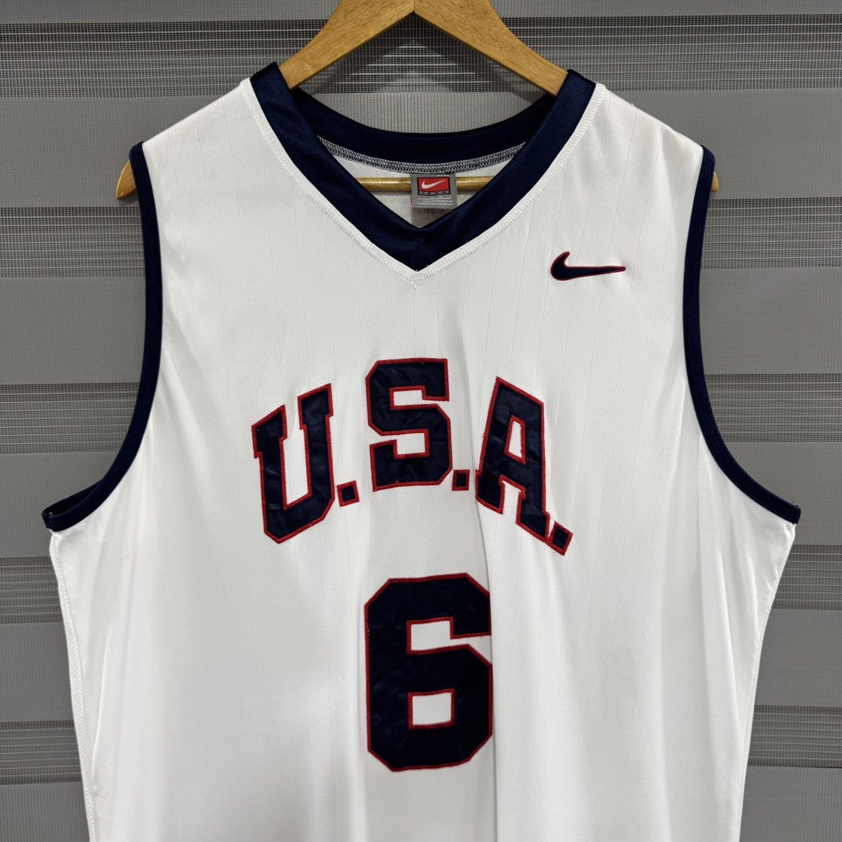 Nike LeBron James #6 Team USA 2007 Olympics Nike Authentic Jersey Size US XL / EU 56 / 4 - 2 Thumbnail