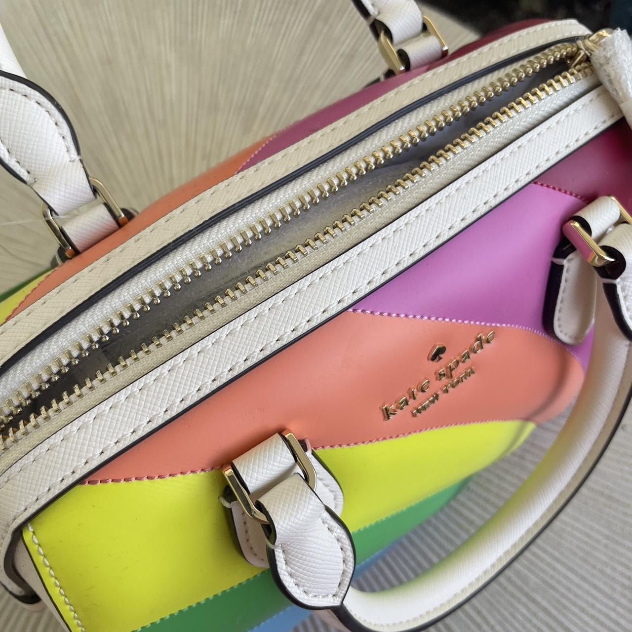 Kate Spade 🌈 Rainbow Kate Spade New York leather crossbody bag Size ONE SIZE - 6 Thumbnail