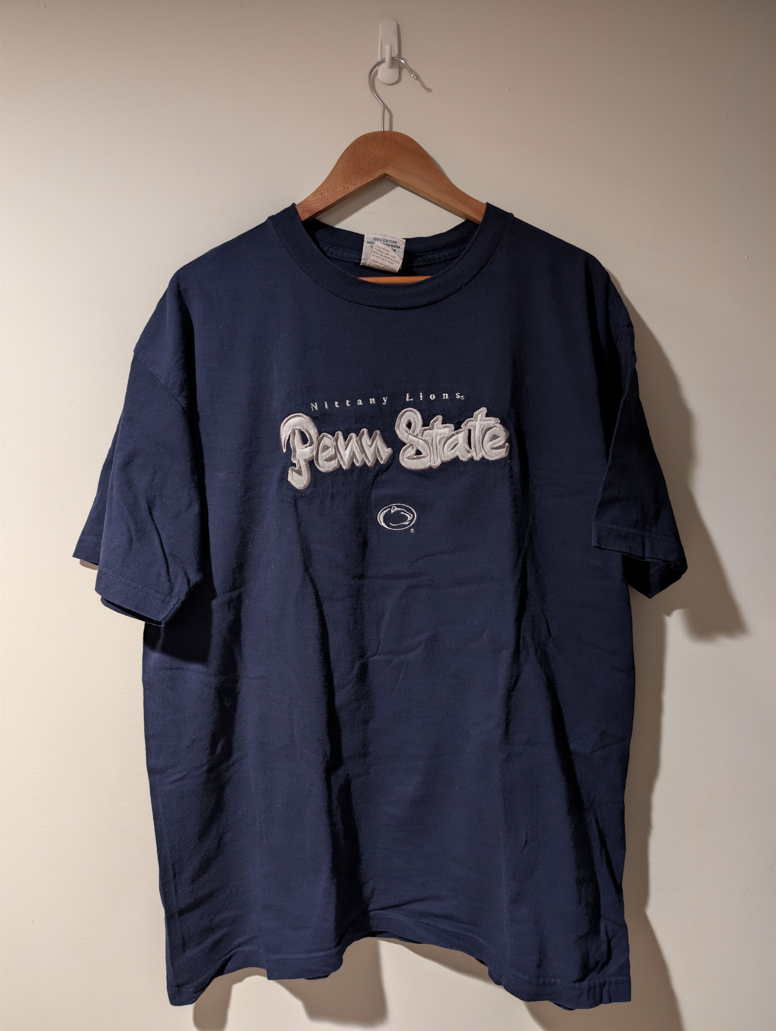 NCAA Vintage 90s Penn State Nittany Lion College Football T-Shirt Size US XL / EU 56 / 4 - 1 Thumbnail