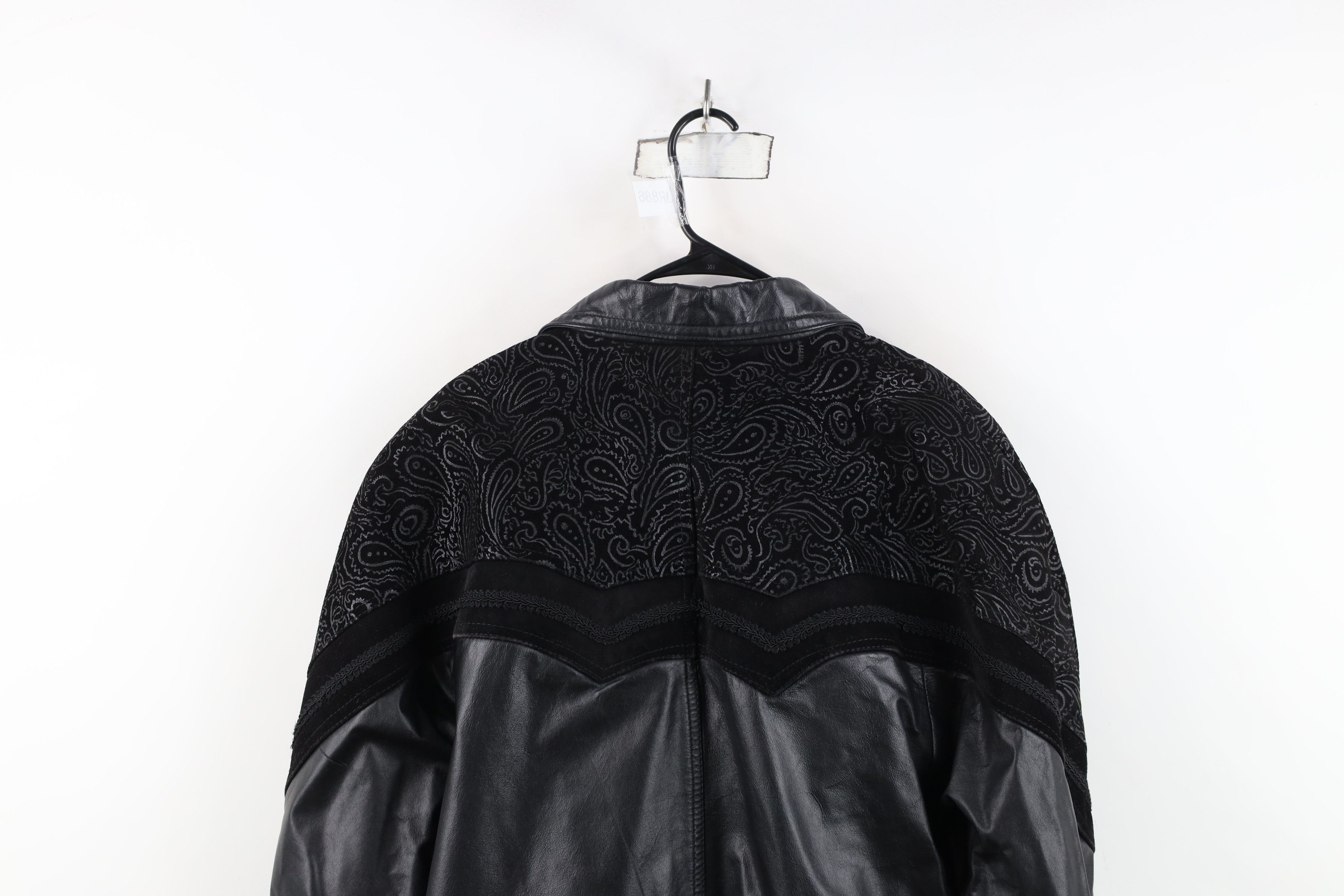 Vintage Vintage 90s Streetwear Gothic Distressed Leather Jacket Size S / US 4 / IT 40 - 15 Thumbnail