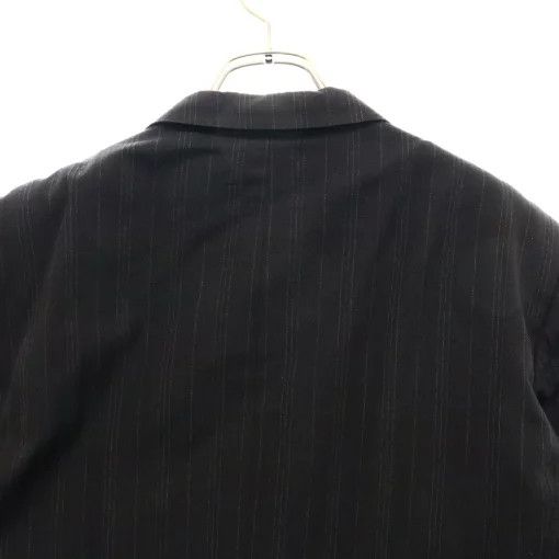 Comme des Garcons Homme Plus Jacket Striped single tailored 2 button flap pocket Black Size US M / EU 48-50 / 2 - 4 Thumbnail