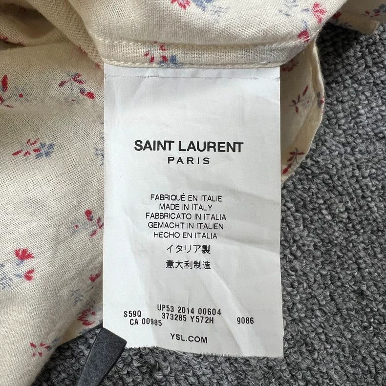 Yves Saint Laurent Saint Laurent size 36 15ss floral shirt 2503-Nextarrow Size US M / EU 48-50 / 2 - 4 Thumbnail