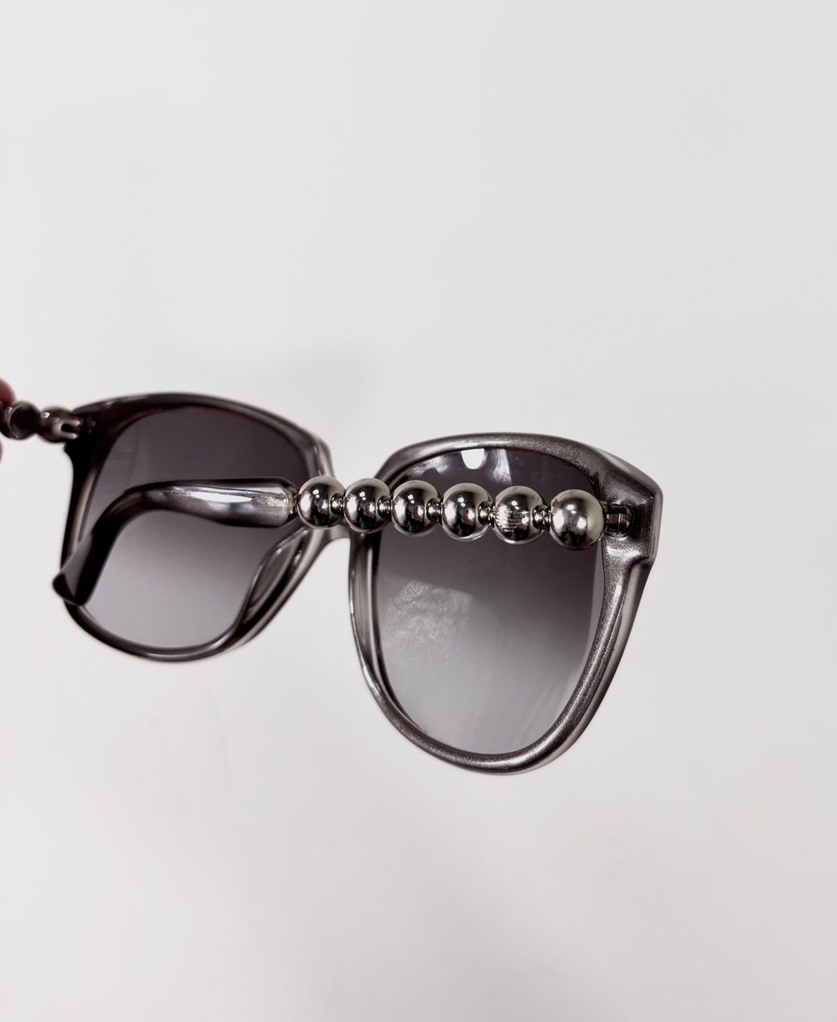 Emporio Armani Emporio Armani Oversized Sunglasses Grey/Brown EA9539/S Size ONE SIZE - 3 Thumbnail