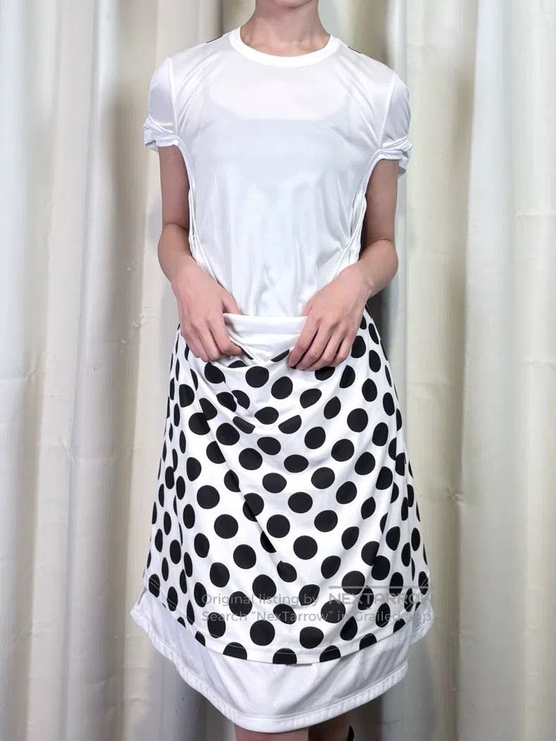 Comme des Garcons Comme Des Garcons Vintage Polka Dot Multi-layered Deconstr Size S / US 4 / IT 40 - 5 Thumbnail