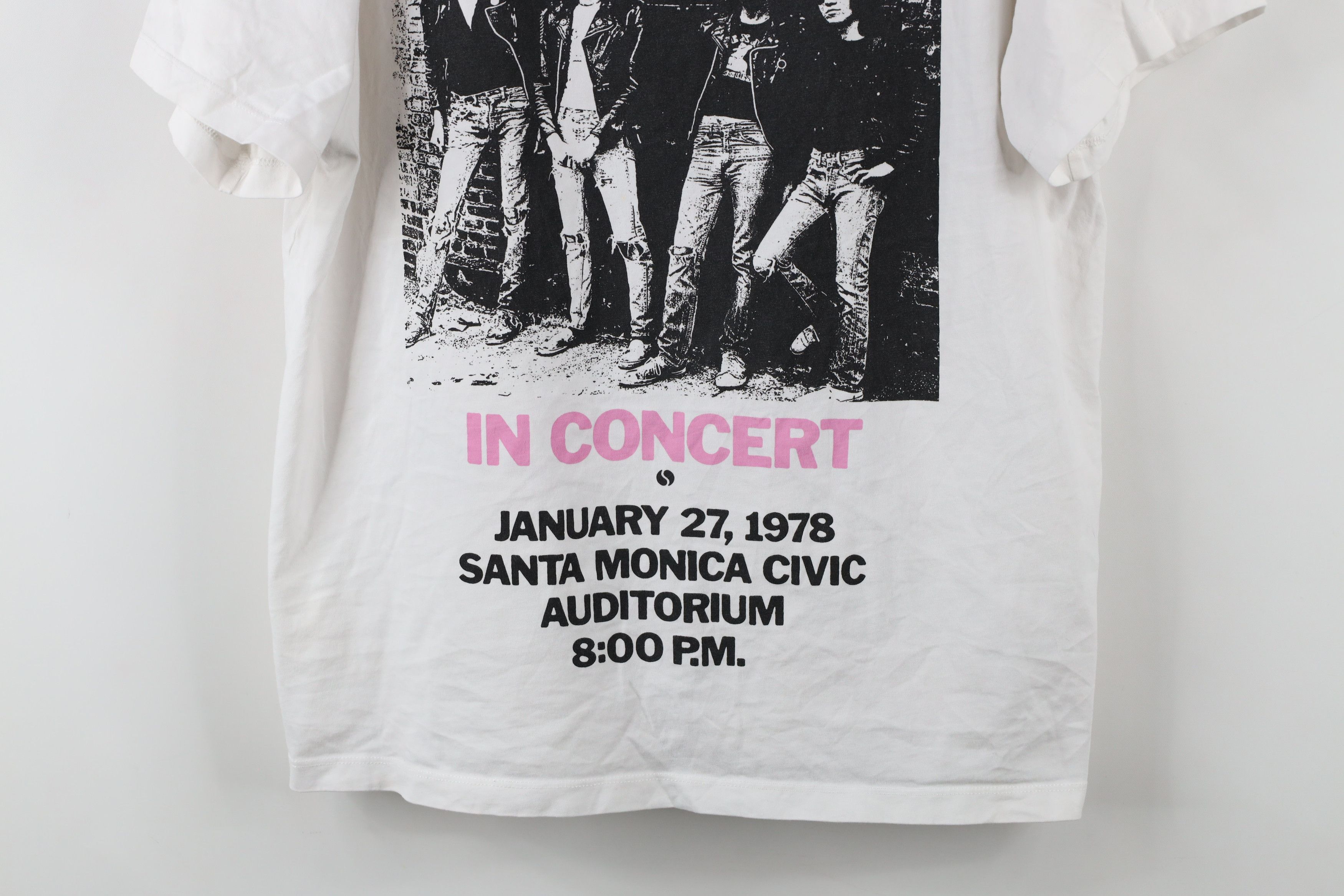 Vintage Retro Y2K Rocket To Russia The Ramones Band T-Shirt Size M / US 6-8 / IT 42-44 - 3 Thumbnail