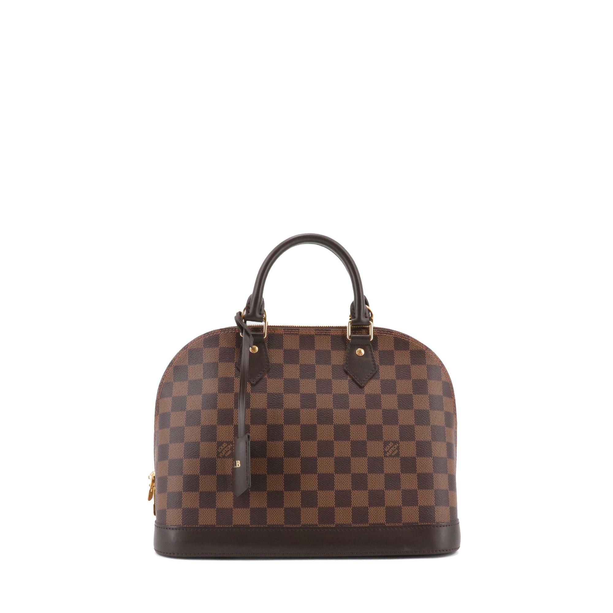 Louis Vuitton LOUIS VUITTON - Louis Vuitton Alma PM handbag in ebony damier canvas Size ONE SIZE - 1 Thumbnail