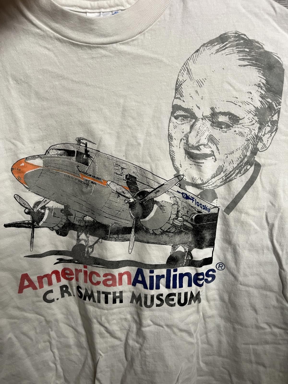 Hanes VTG American Airlines T-shirt C.R. Smith Museum Tee - M Size US M / EU 48-50 / 2 - 3 Thumbnail