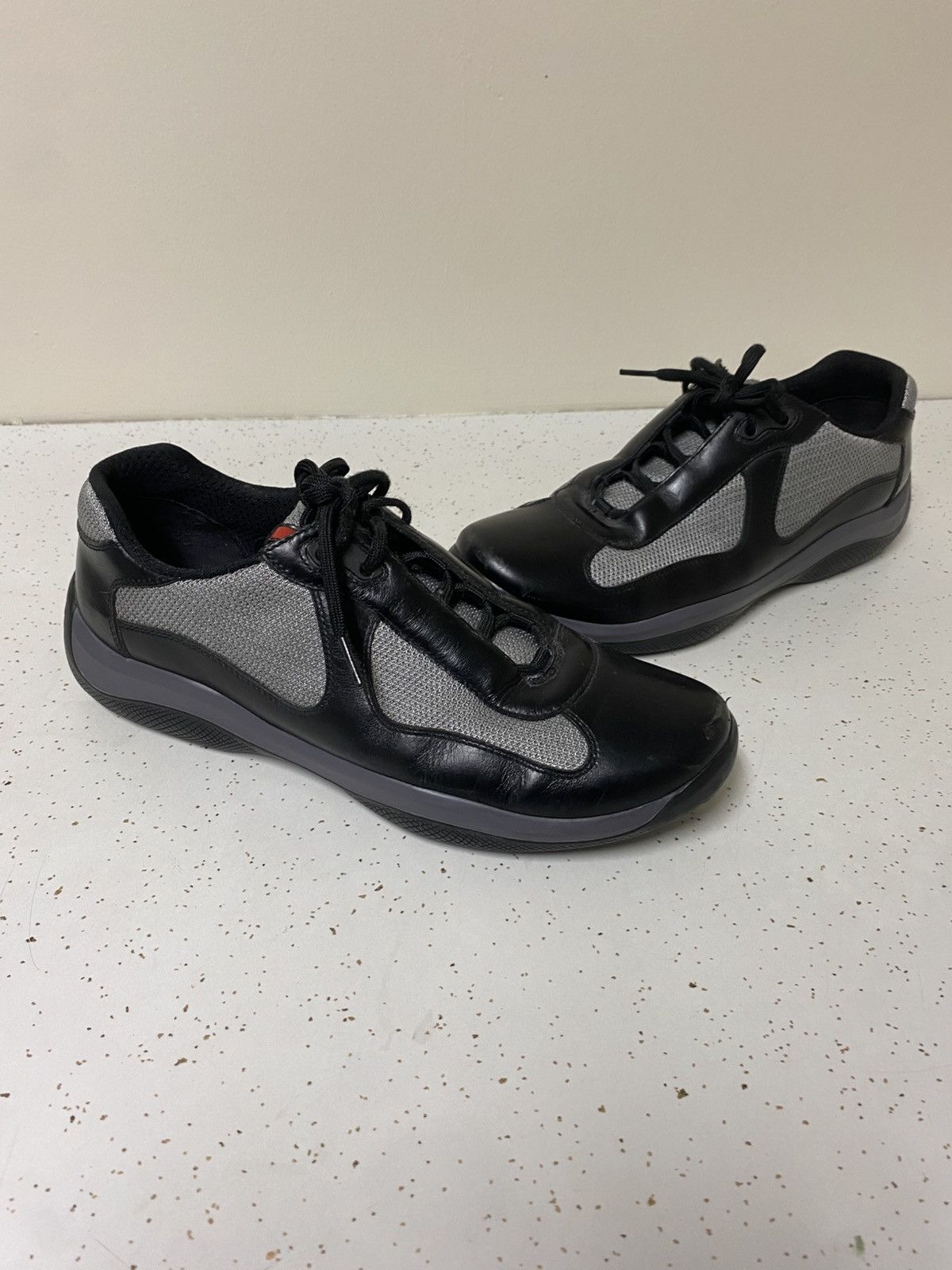 Prada Prada Americas Cup Sneakers Shoes Black Grey Size US 10 / EU 43 - 4 Thumbnail