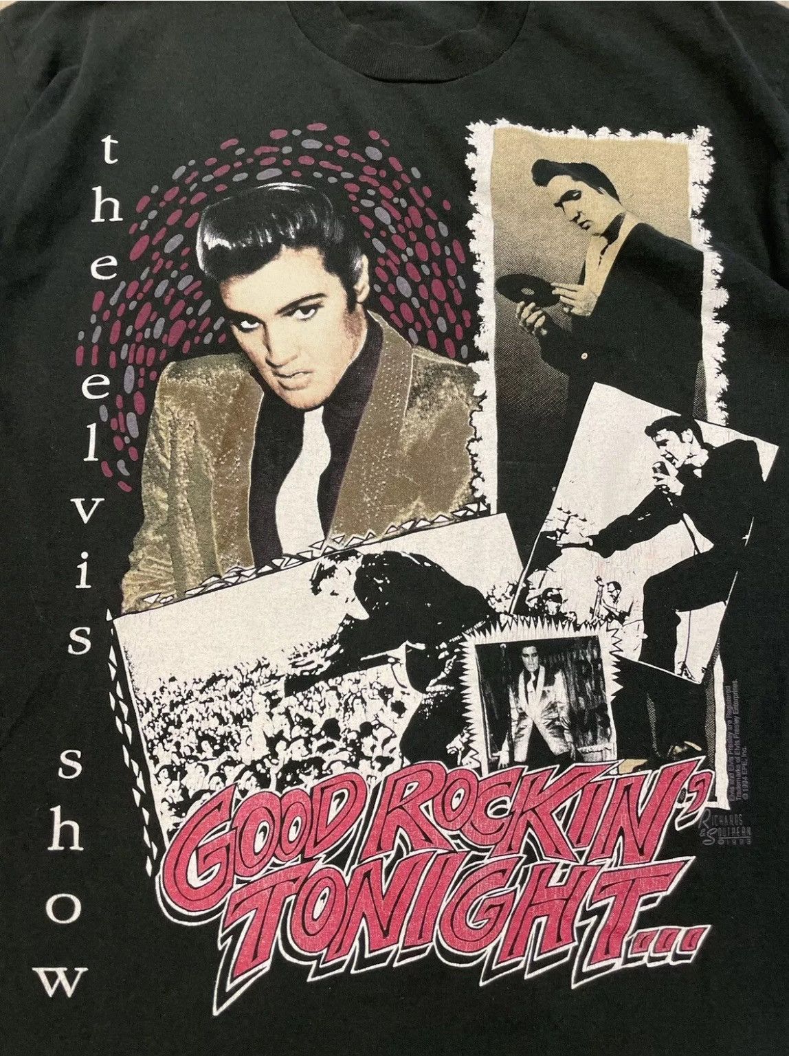 Rap Tees × Vintage Vintage Elvis Presley The Elvis Show Good Rockin Tonight Lg Size US L / EU 52-54 / 3 - 2 Thumbnail