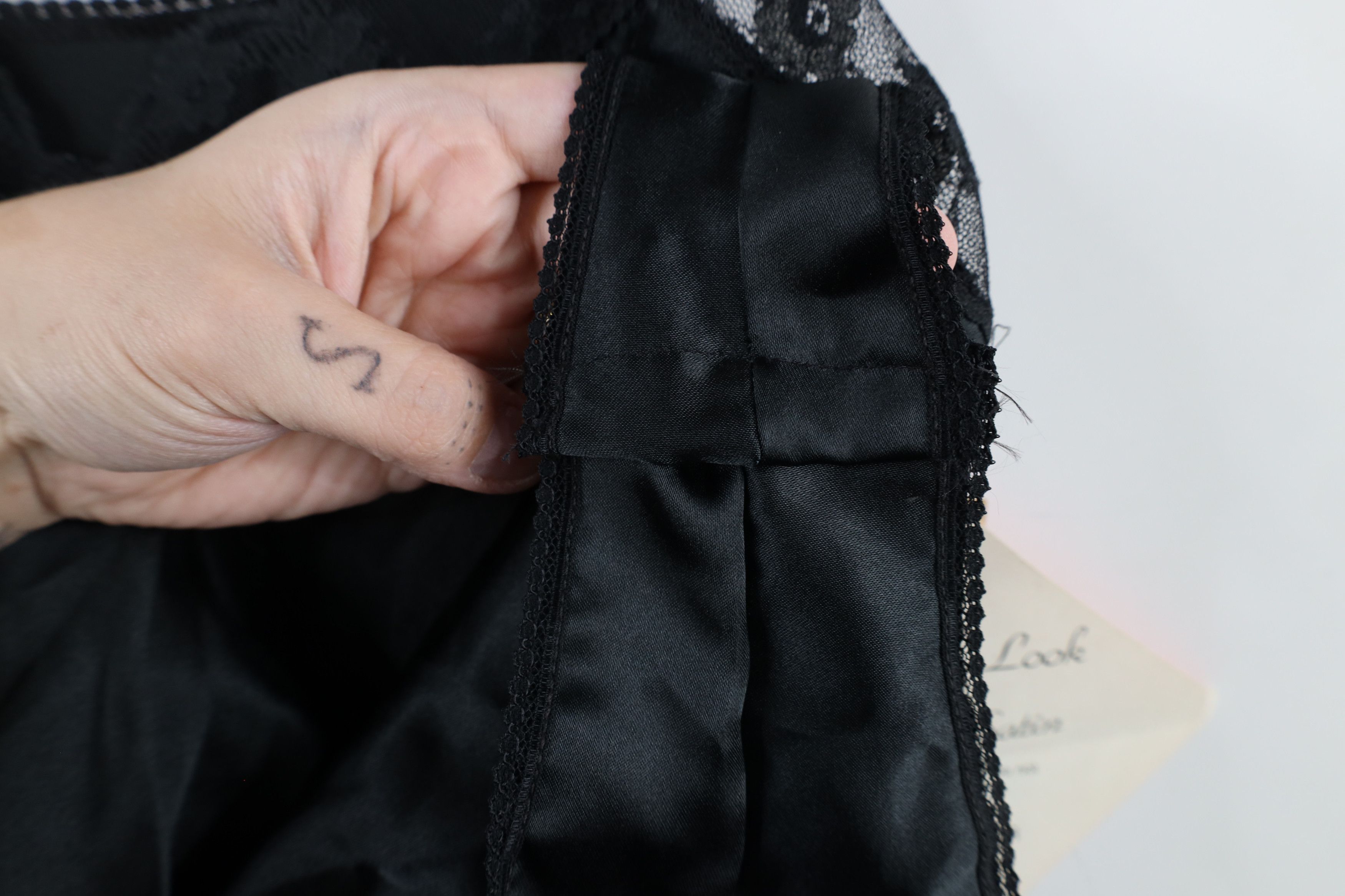 Vintage Deadstock Vintage 90s Satin Snap Crotch Teddy One Piece USA Size L / US 10 / IT 46 - 11 Thumbnail