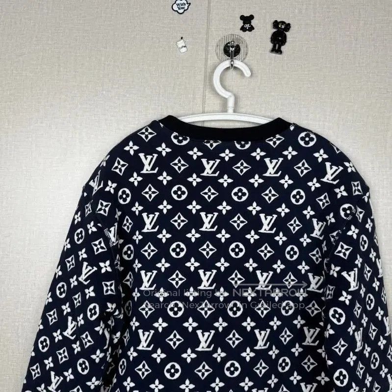 Louis Vuitton Louis Vuitton Men's Navy Cotton Sweatshirt . Size US M / EU 48-50 / 2 - 3 Thumbnail