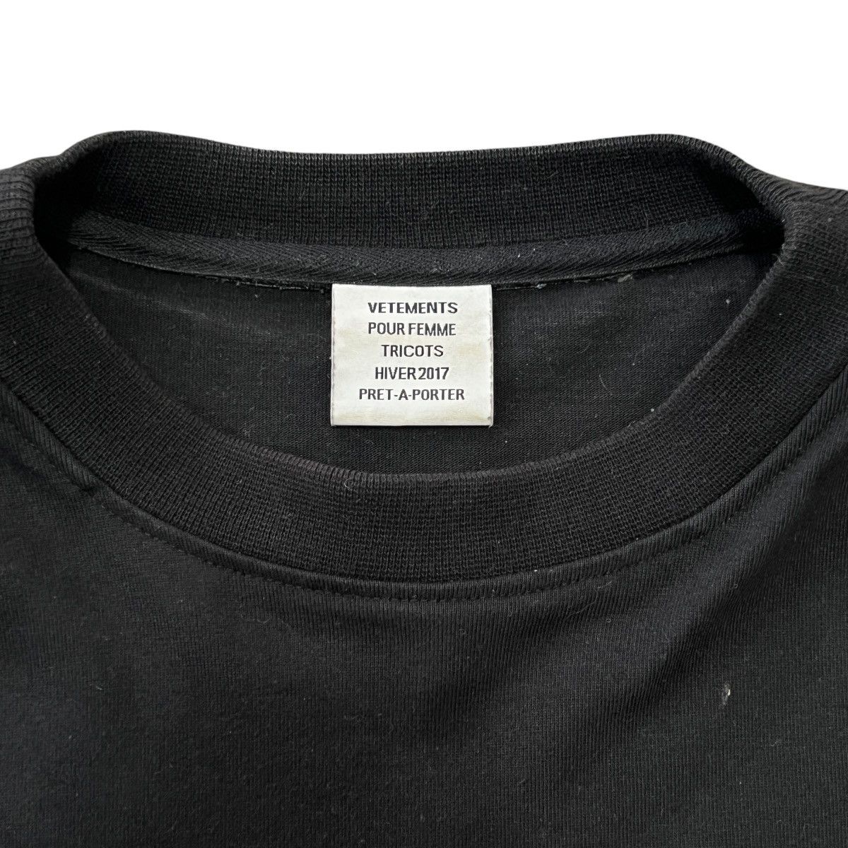 Vetements VETEMENTS 2017AW “République Française” Long Sleeve T-Shirt Size US M / EU 48-50 / 2 - 5 Thumbnail
