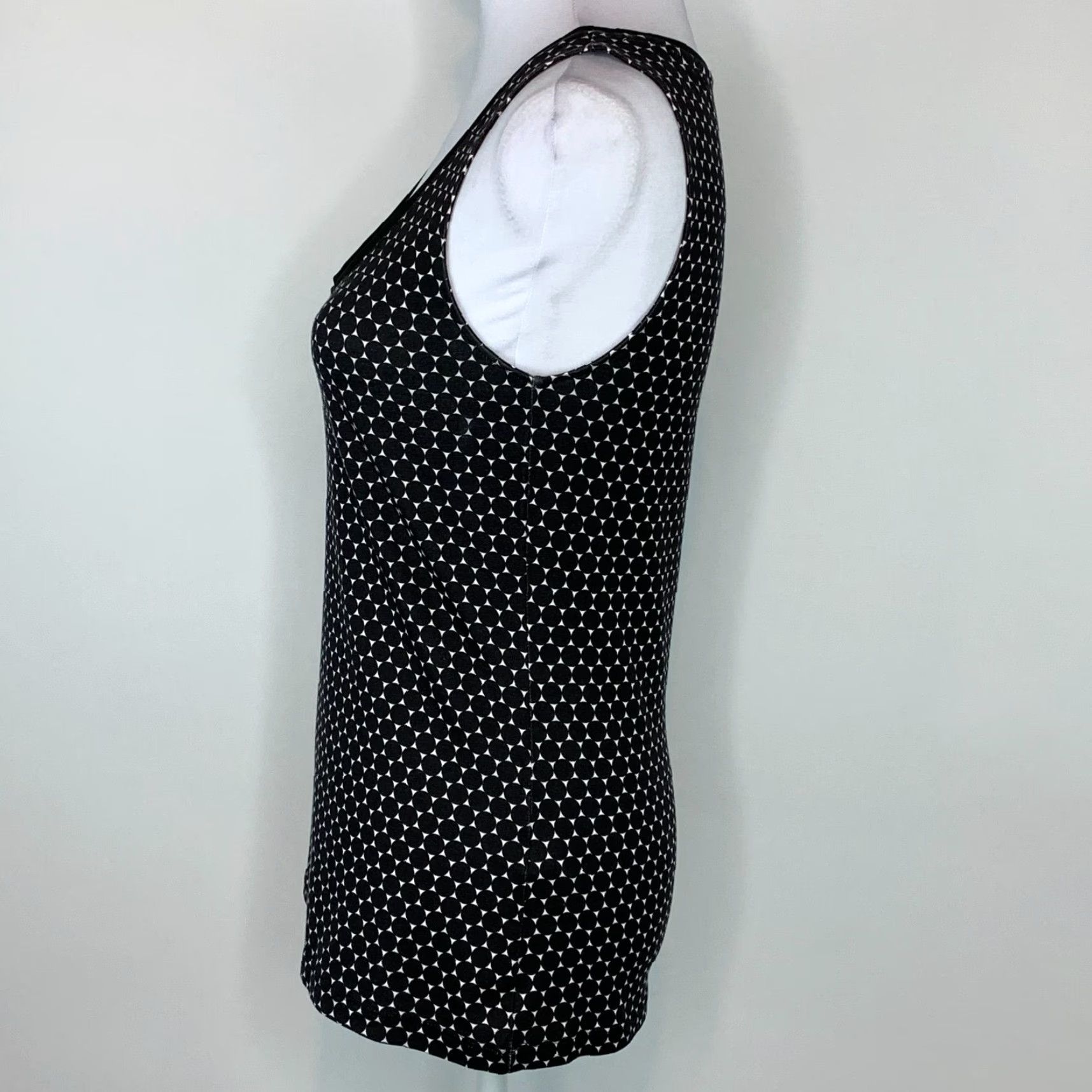 Banana Republic Banana Republic Womens Size S Geometric Print Tank Top Casual Summer Slim Fit Size S / US 4 / IT 40 - 7 Thumbnail