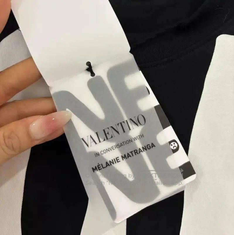 Valentino Valentino Black Cotton Printed Graphic T-Shirt . Size US S / EU 44-46 / 1 - 4 Thumbnail