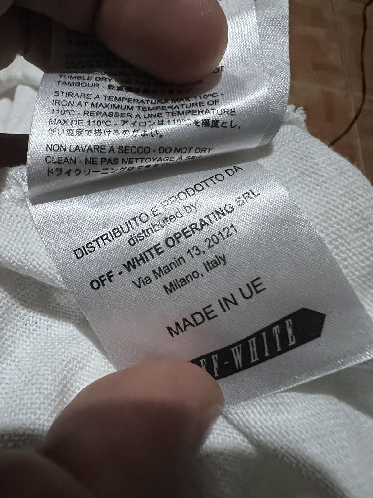 Off-White OG Off white Diagonal Stripe Orange box S/S tee Size US S / EU 44-46 / 1 - 8 Thumbnail