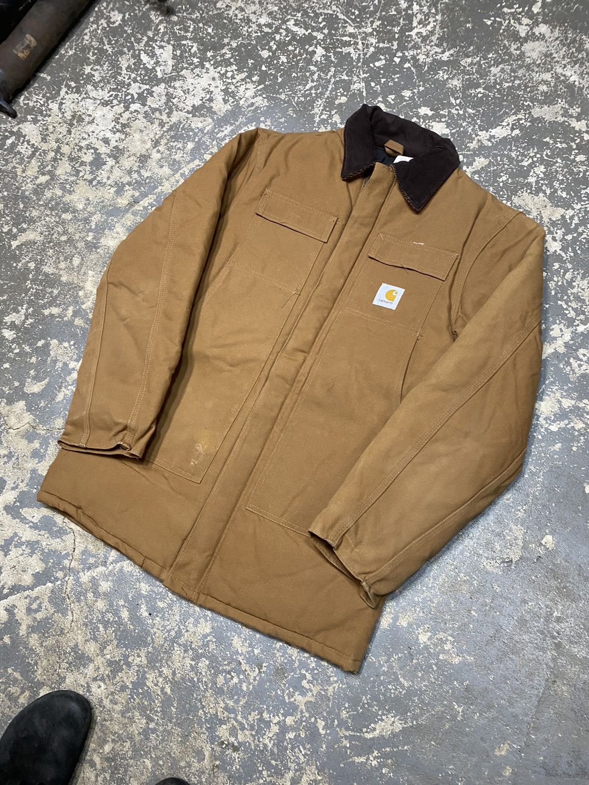 Carhartt × Vintage Vintage Carhartt Tan QuiltField Arctic Jacket CQ196 80s New Size US M / EU 48-50 / 2 - 2 Thumbnail