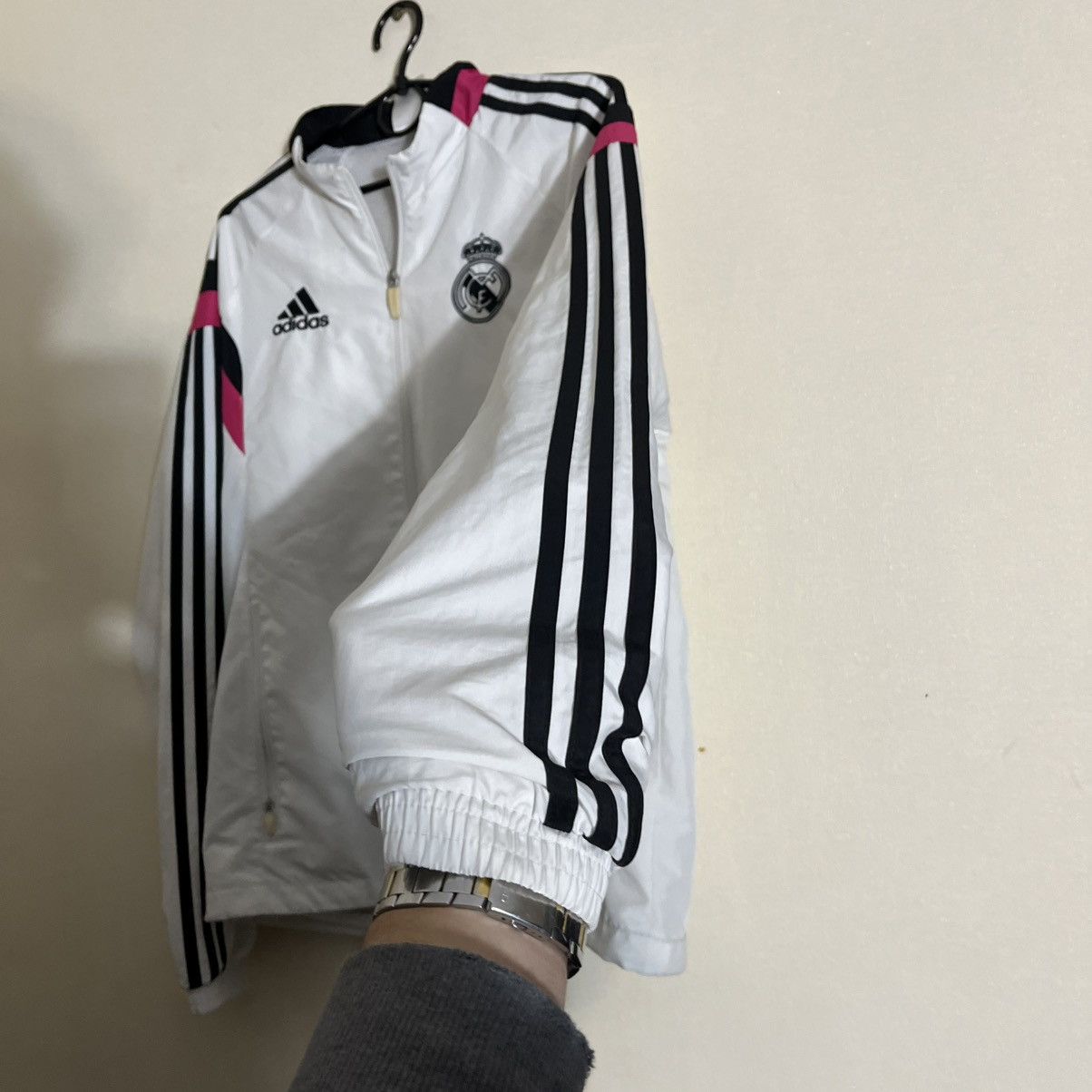 Adidas Vintage Adidas Real Madrid Track Jacket Size US S / EU 44-46 / 1 - 9 Thumbnail
