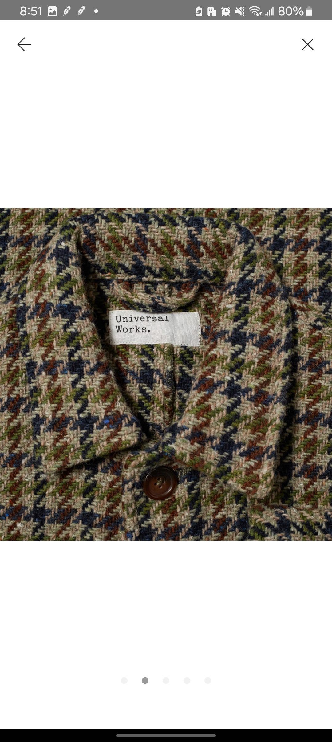 Universal Works Tweed bakers jacket Size US XL / EU 56 / 4 - 5 Thumbnail