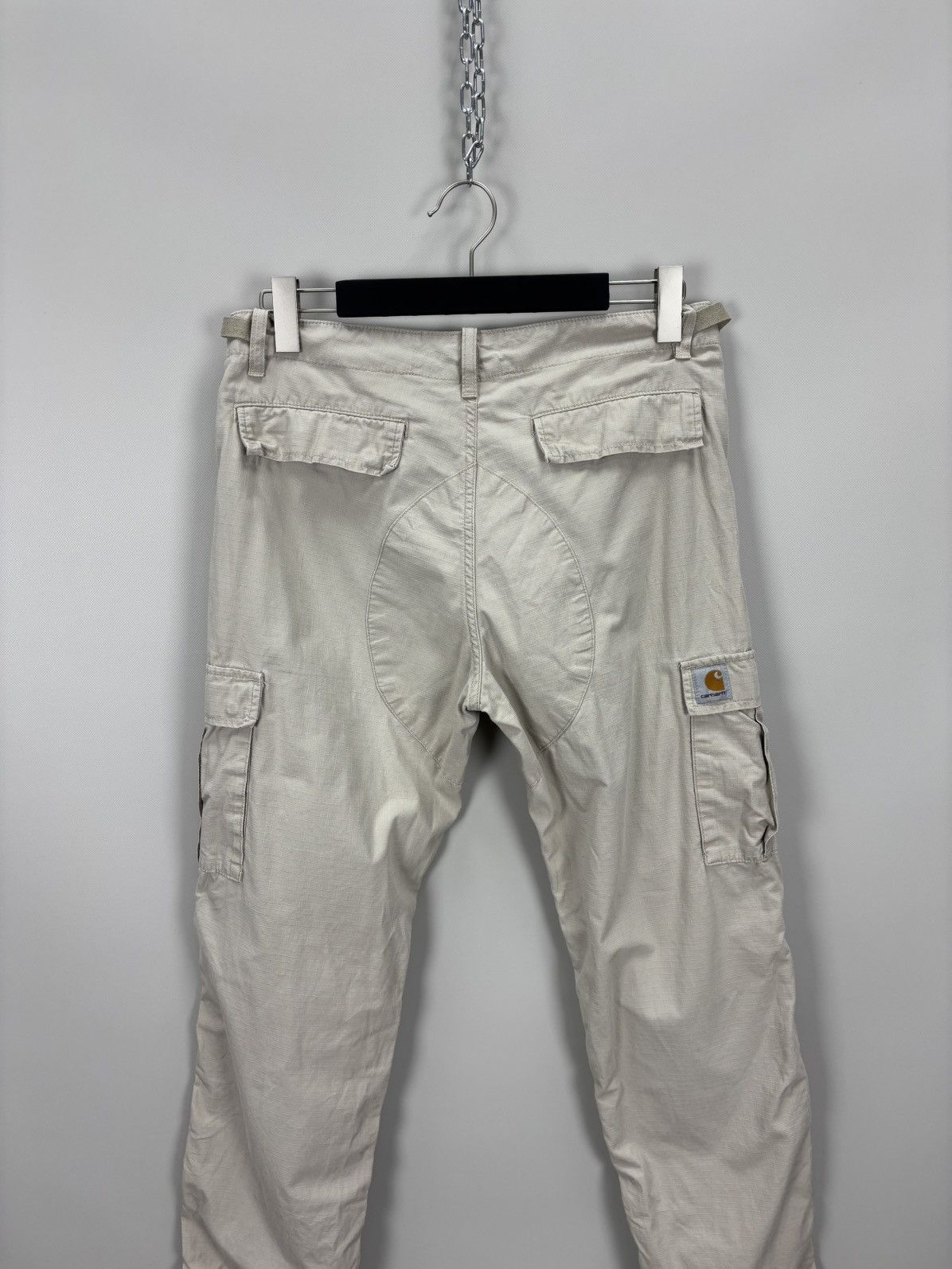 Carhartt Mens cargo pants Carhartt Size 31x32 Color Beige Size US 31 - 7 Thumbnail