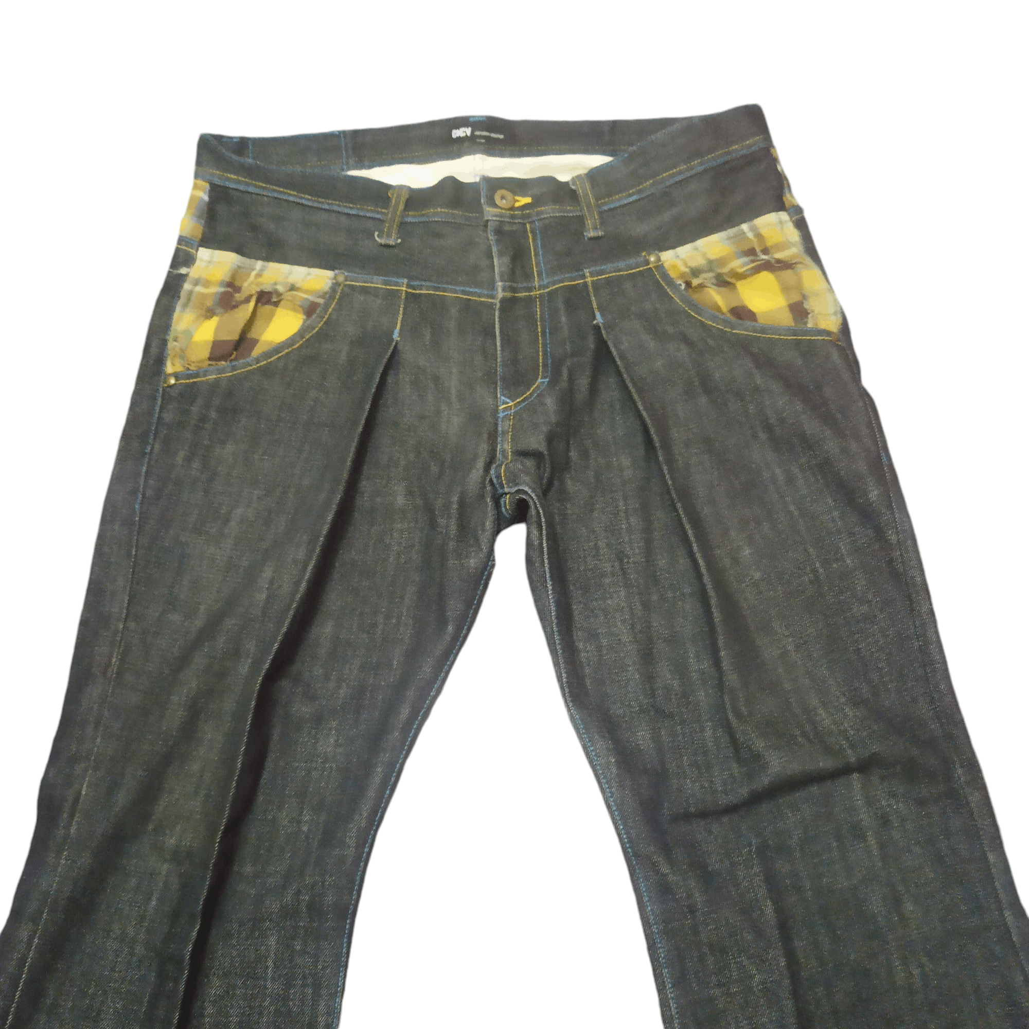 Japanese Brand Rare!!! Japanese Concave attempt jeans pocket navajo design Size US 35 - 3 Thumbnail