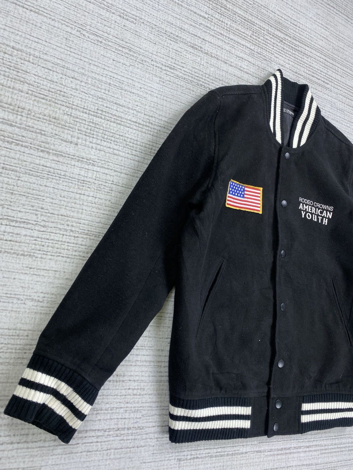 Disney × Japanese Brand × Vintage Vintage Rodeo Crowns American Youth x Disney Varsity Jacket Size US M / EU 48-50 / 2 - 3 Thumbnail