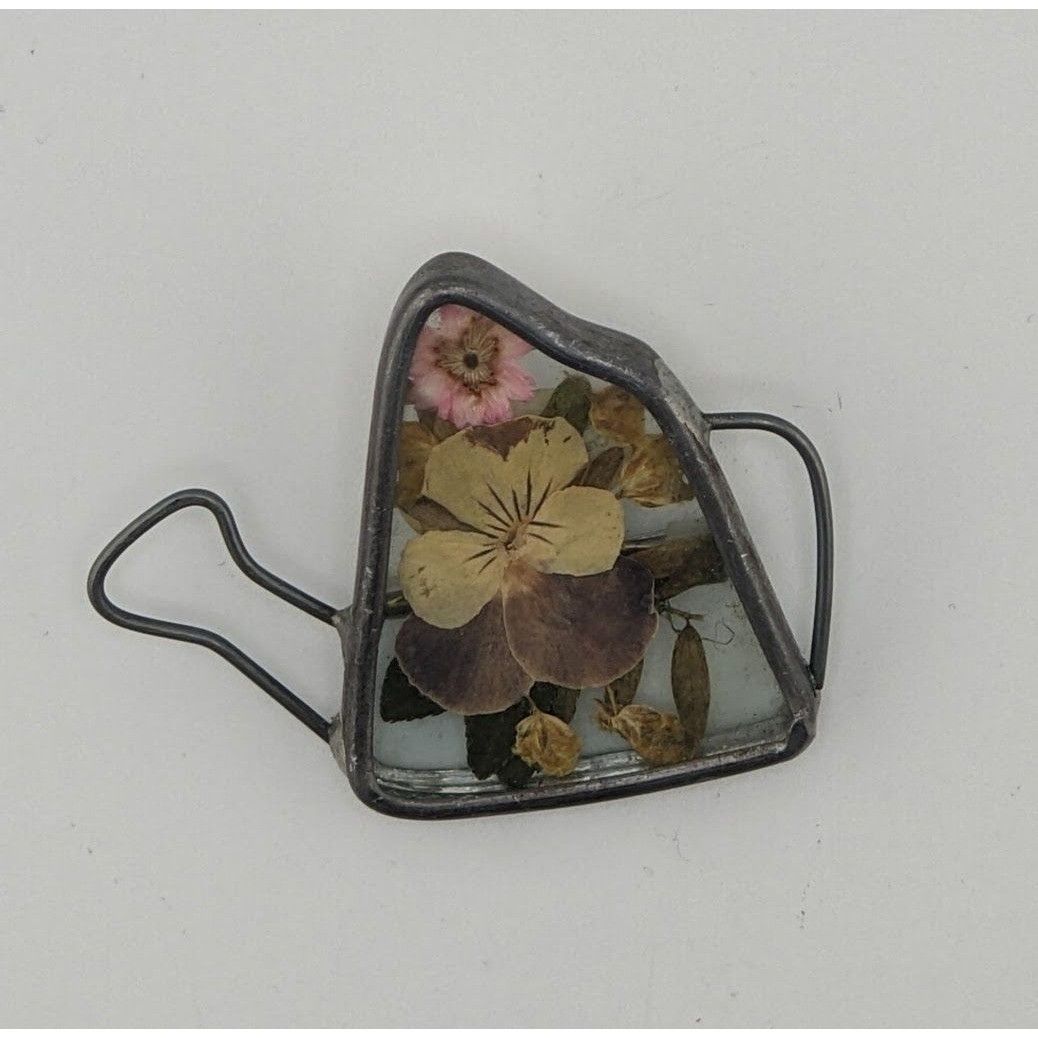 Other Vintage Cottagecore Papel Giftware Watering Can Brooch With Size ONE SIZE - 4 Thumbnail