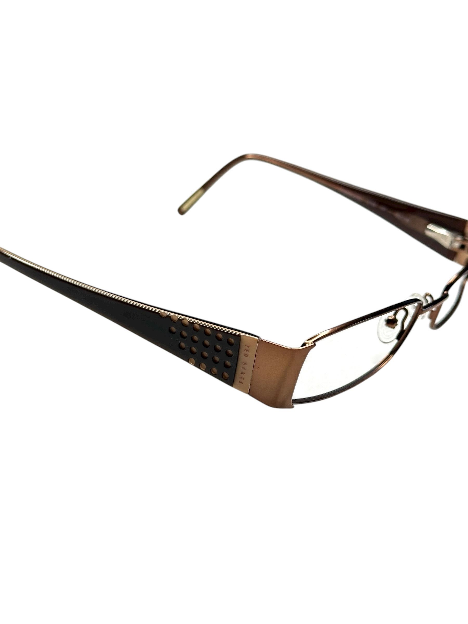 Ted Baker Ted Baker Slim Squared Frame Glasses Size ONE SIZE - 3 Thumbnail