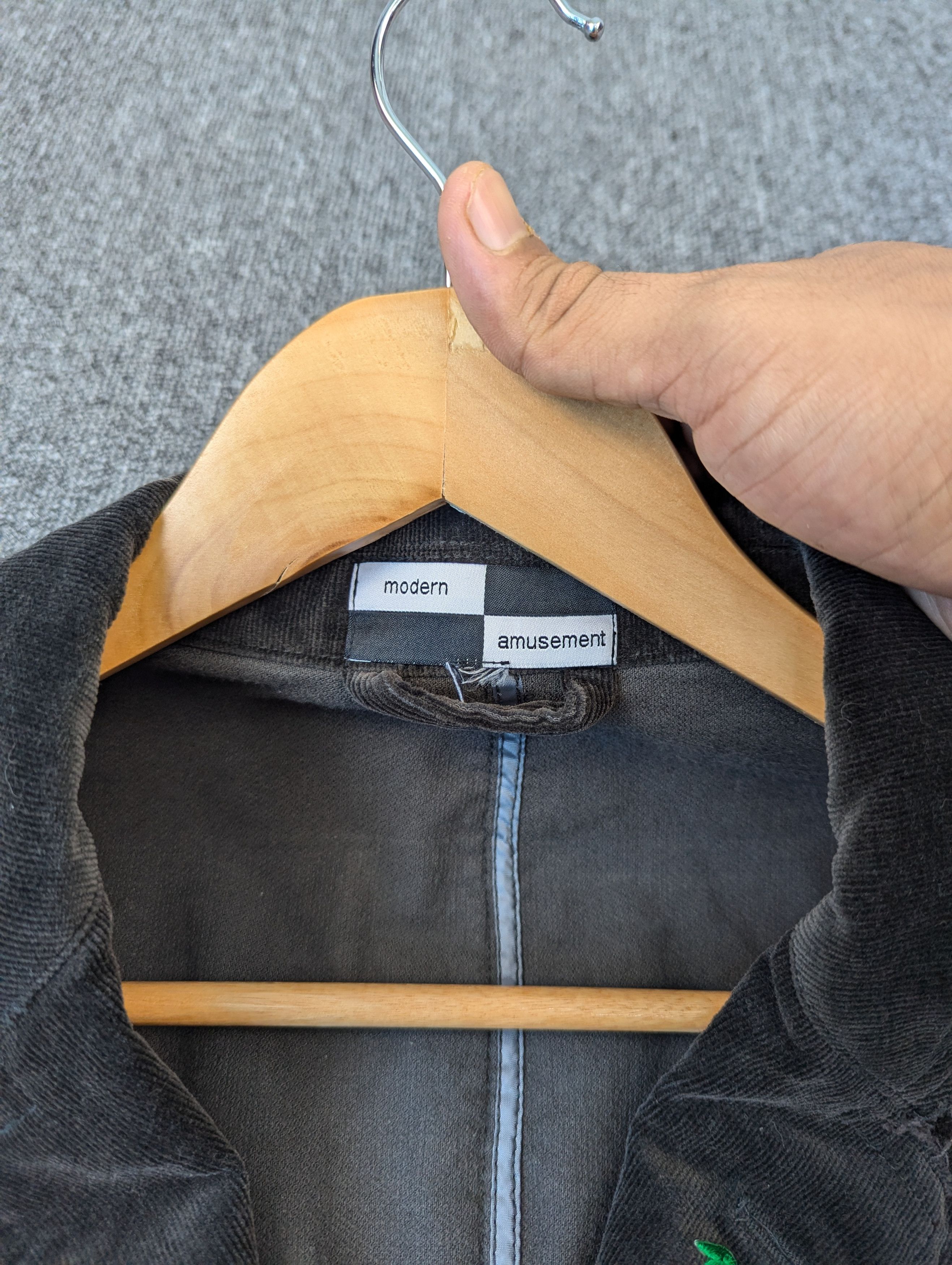 Modern Amusement Modern Amusement Distressed Style Velvet Corduroy Jacket Size US M / EU 48-50 / 2 - 6 Thumbnail