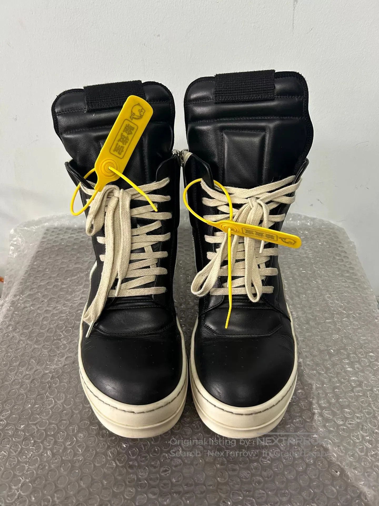 Rick Owens Rick Owens Black Leather Sneakers Size 39. Size US 6 / EU 39 - 2 Thumbnail