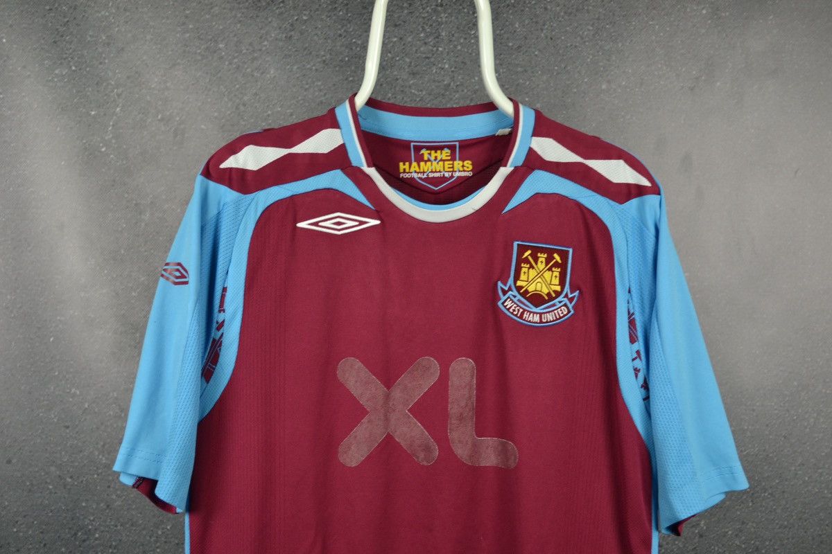 Umbro × Vintage West Ham United Home Football Shirt Umbro Soccer ZAMORA #25 Size US L / EU 52-54 / 3 - 3 Thumbnail