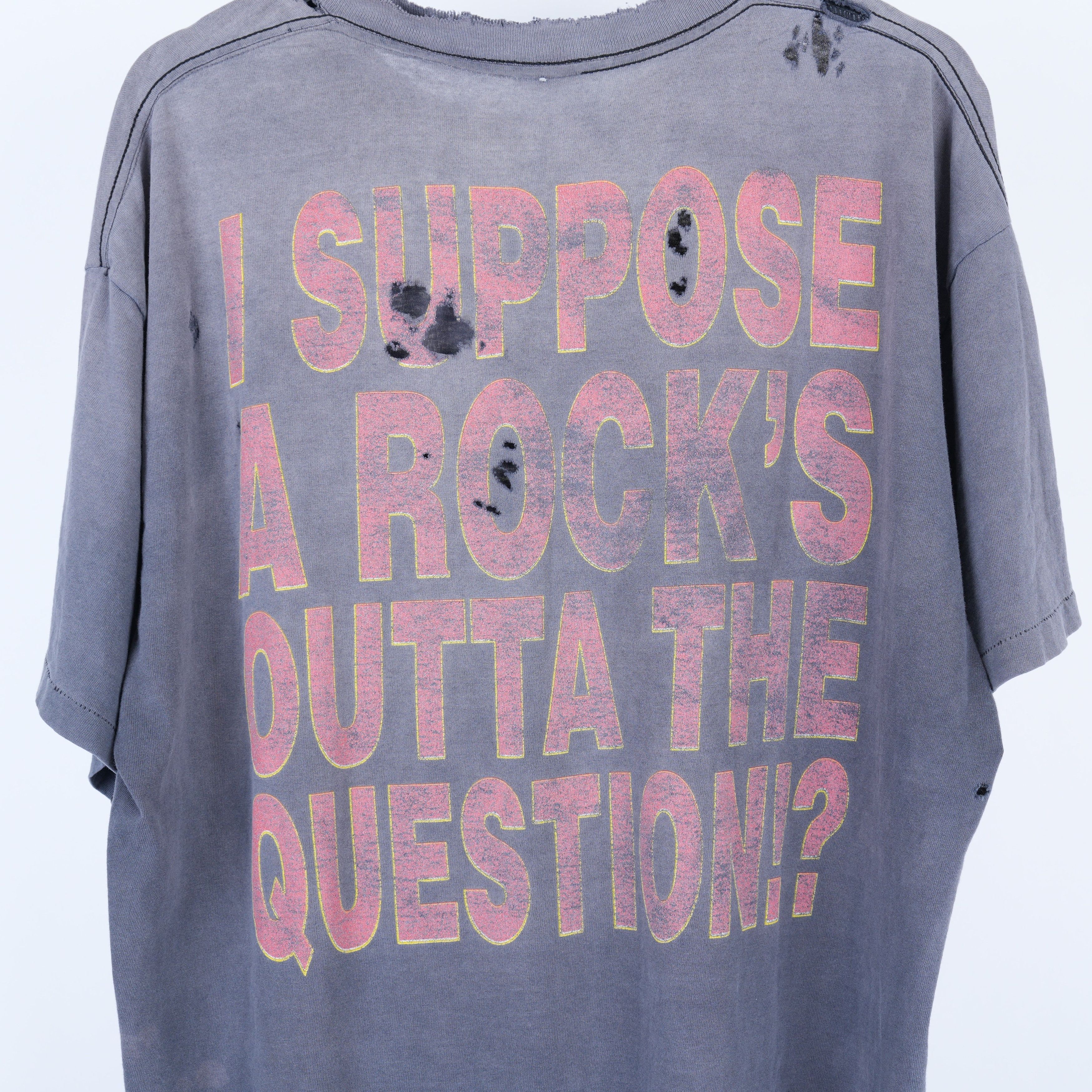 Vintage DEF LEPPARD ROCK OUT OF QUESTION TEE Size US XL / EU 56 / 4 - 4 Thumbnail