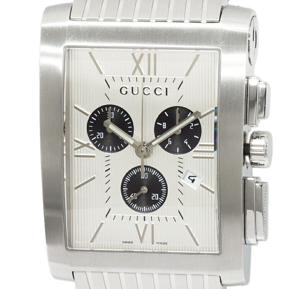 Gucci Gucci G-Metro Stainless Steel Watch Metal Quartz YA086319 DUTY FREE for USA