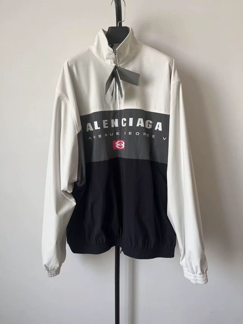 Balenciaga Balenciaga Color-block high-neck long-sleeve jacket coat Size US M / EU 48-50 / 2 - 1 Thumbnail