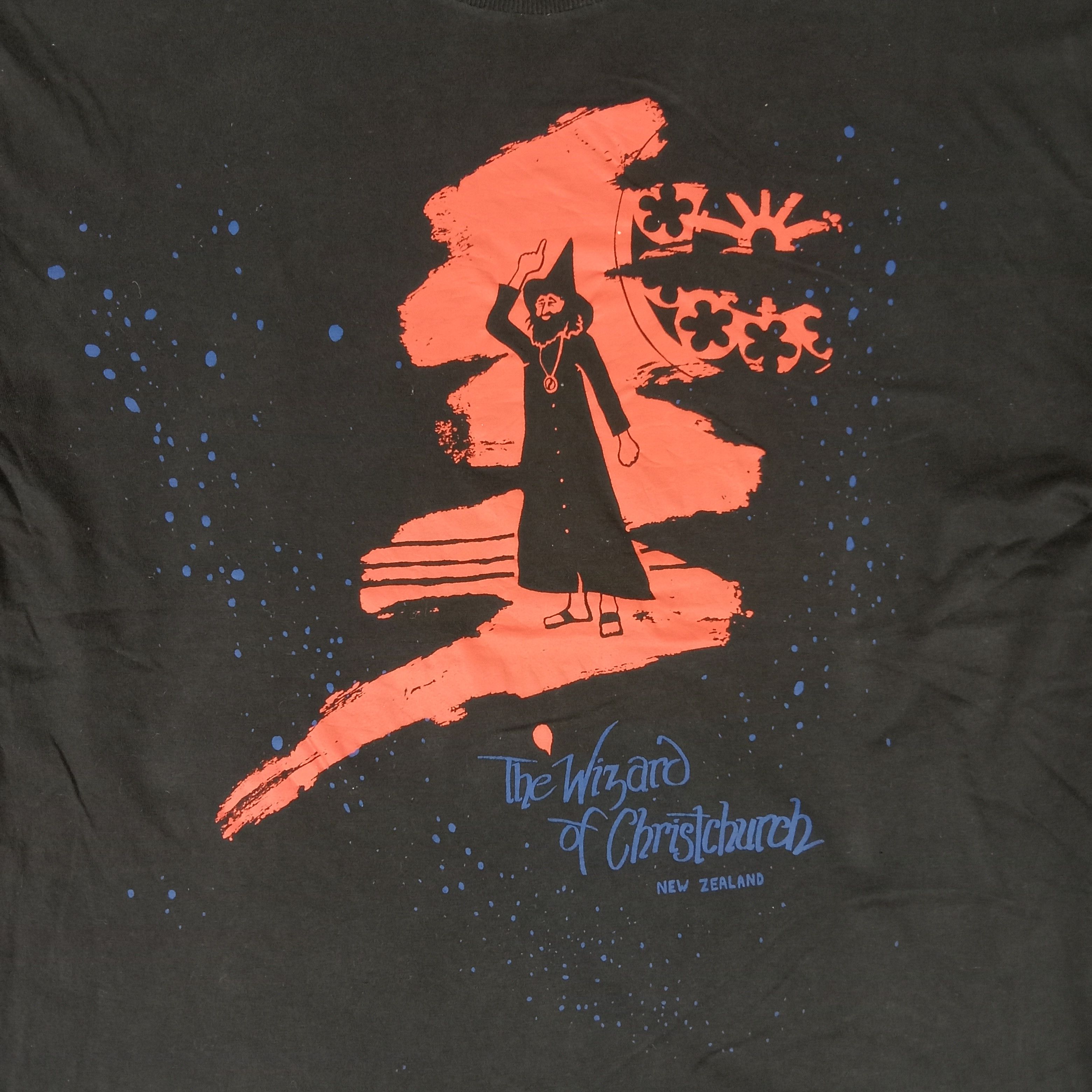 Vintage The Wizard Of Christchurch American Movie Tshirt Size US L / EU 52-54 / 3 - 2 Thumbnail