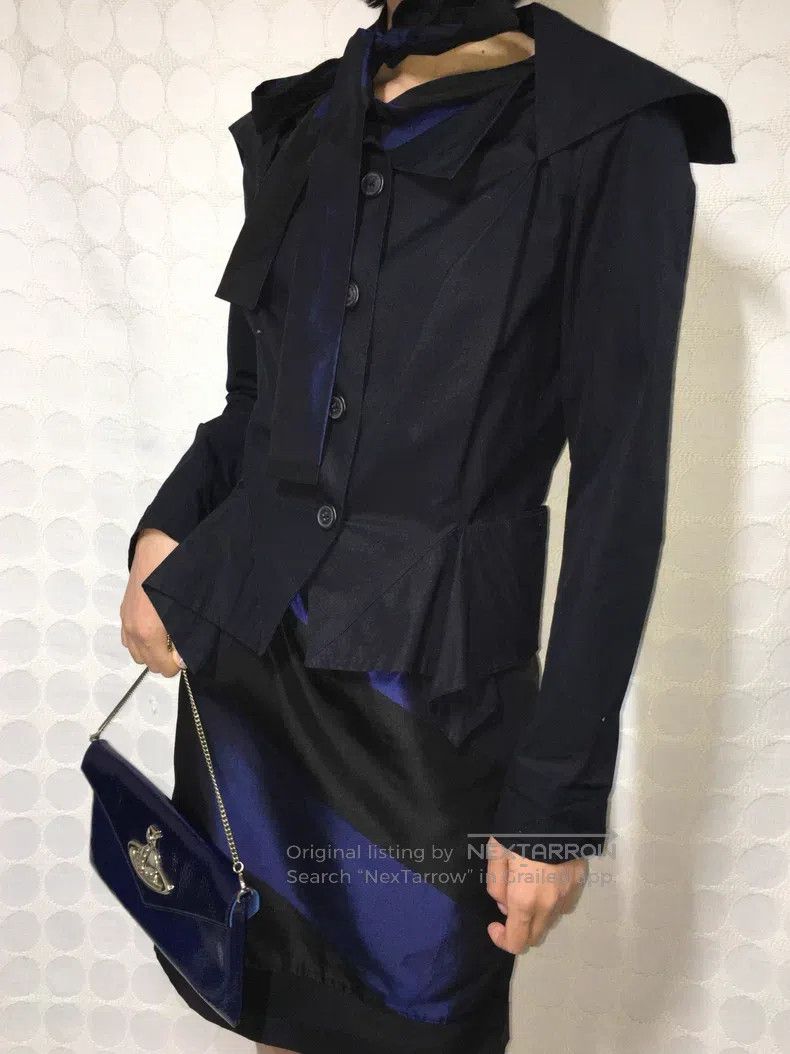 Vivienne Westwood Vivienne Westwood Lapel sculptural black jacket Size M / US 6-8 / IT 42-44 - 1 Thumbnail