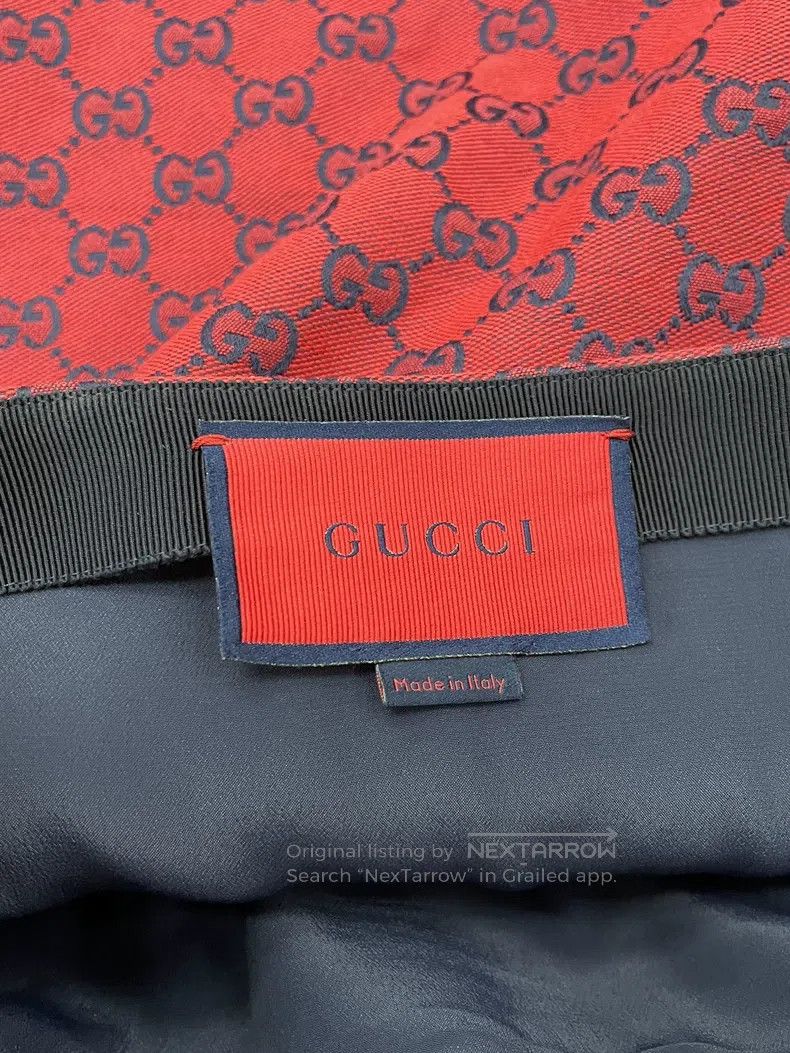 Gucci Gucci Red full logo full double G skirt Size 26" / US 2 / IT 38 - 3 Thumbnail