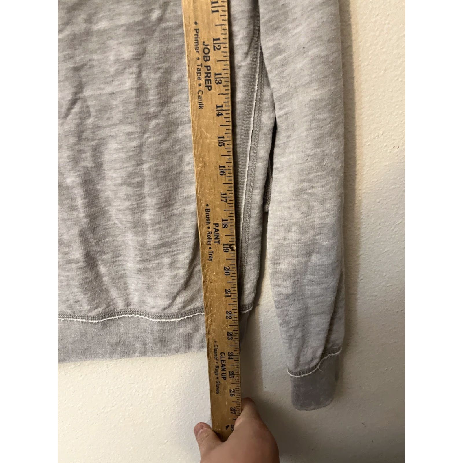 Vintage VINTAGE Aeropostale Hoodie Shirt Women Small Grey Logo Raglan Sleeve 3D 90s Classic Size S / US 4 / IT 40 - 4 Thumbnail