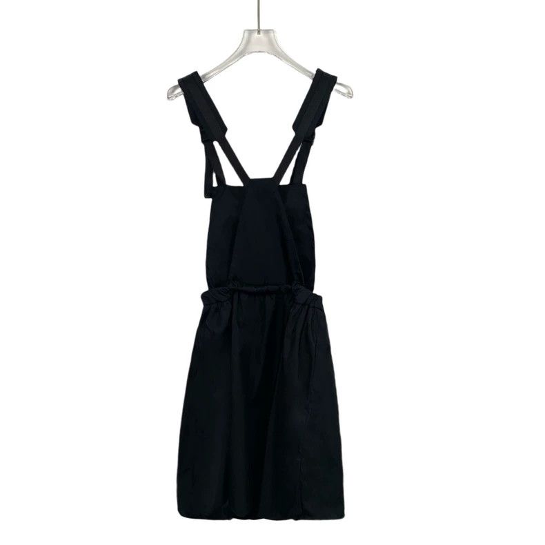 Prada Prada Black triangle drawstring belt strap dress 2501-Nexta Size XS / US 0-2 / IT 36-38 - 2 Thumbnail