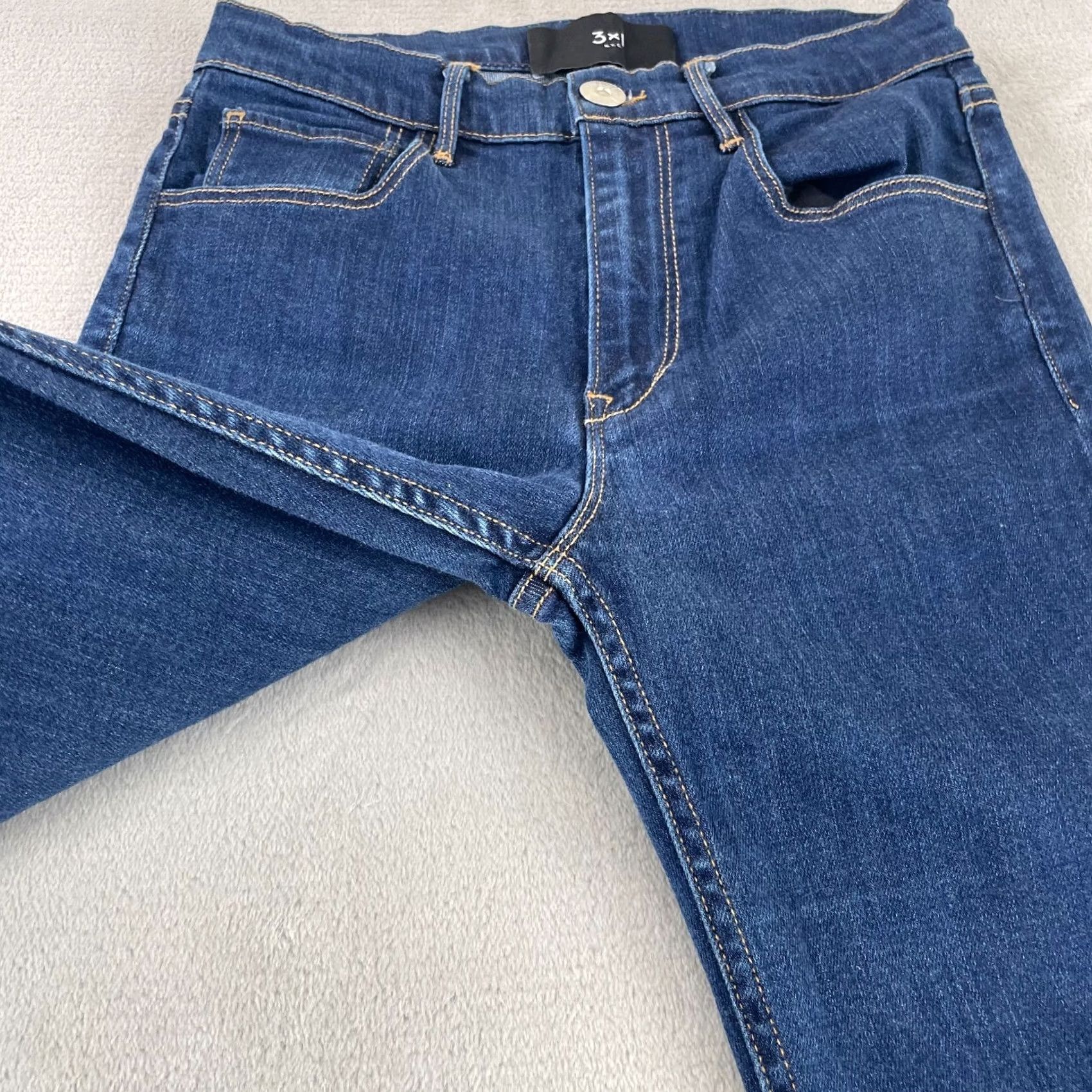 3x1 3x1 NYC Jeans Women 26 Blue Slim Fit Zip Fly 5 Pocket Stretch Desinger Shirt Size 26" / US 2 / IT 38 - 5 Thumbnail