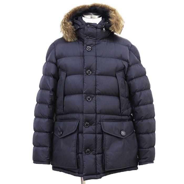 Moncler Moncler Moncler N-3B Coyote Fur Nylon Down Jacket Textile Outerwear DUTY FREE for USA Size ONE SIZE - 1 Thumbnail