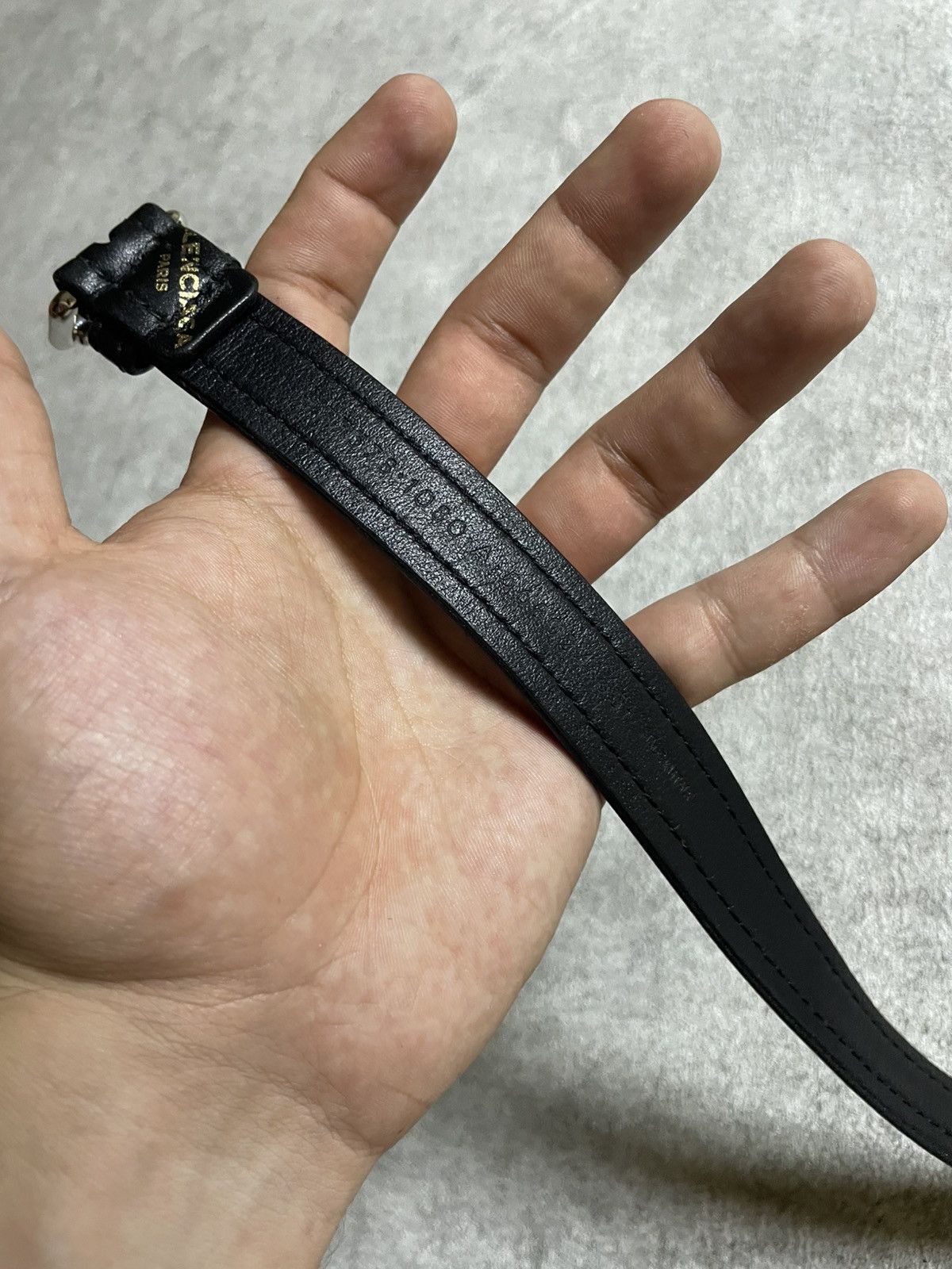 Balenciaga BALENCIAGA Double Wrap Belt – Allover Logo Print Size ONE SIZE - 4 Thumbnail